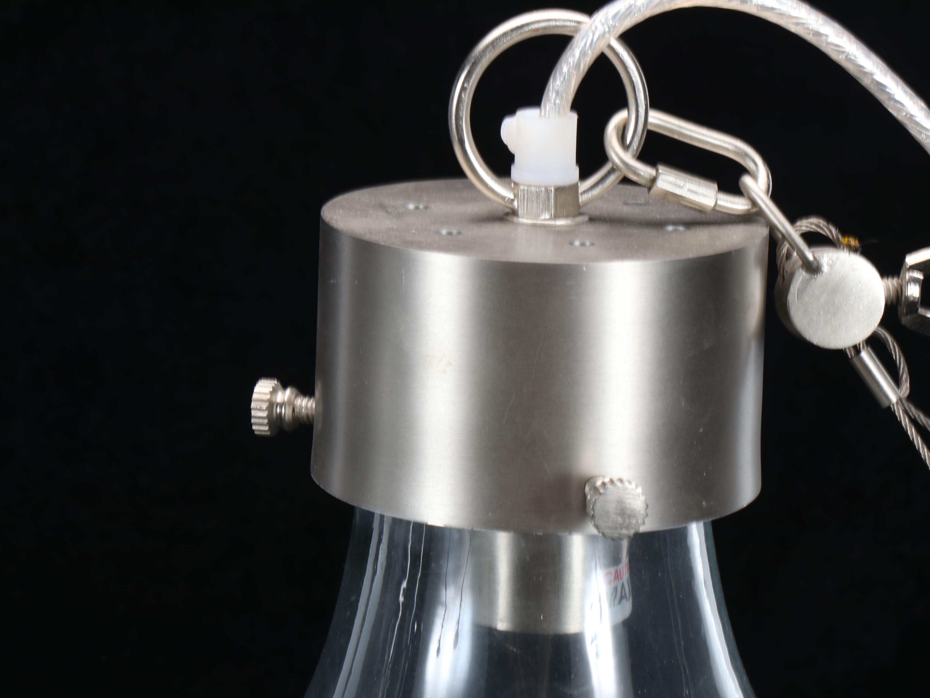 Glass Teardrop Pendant Pair