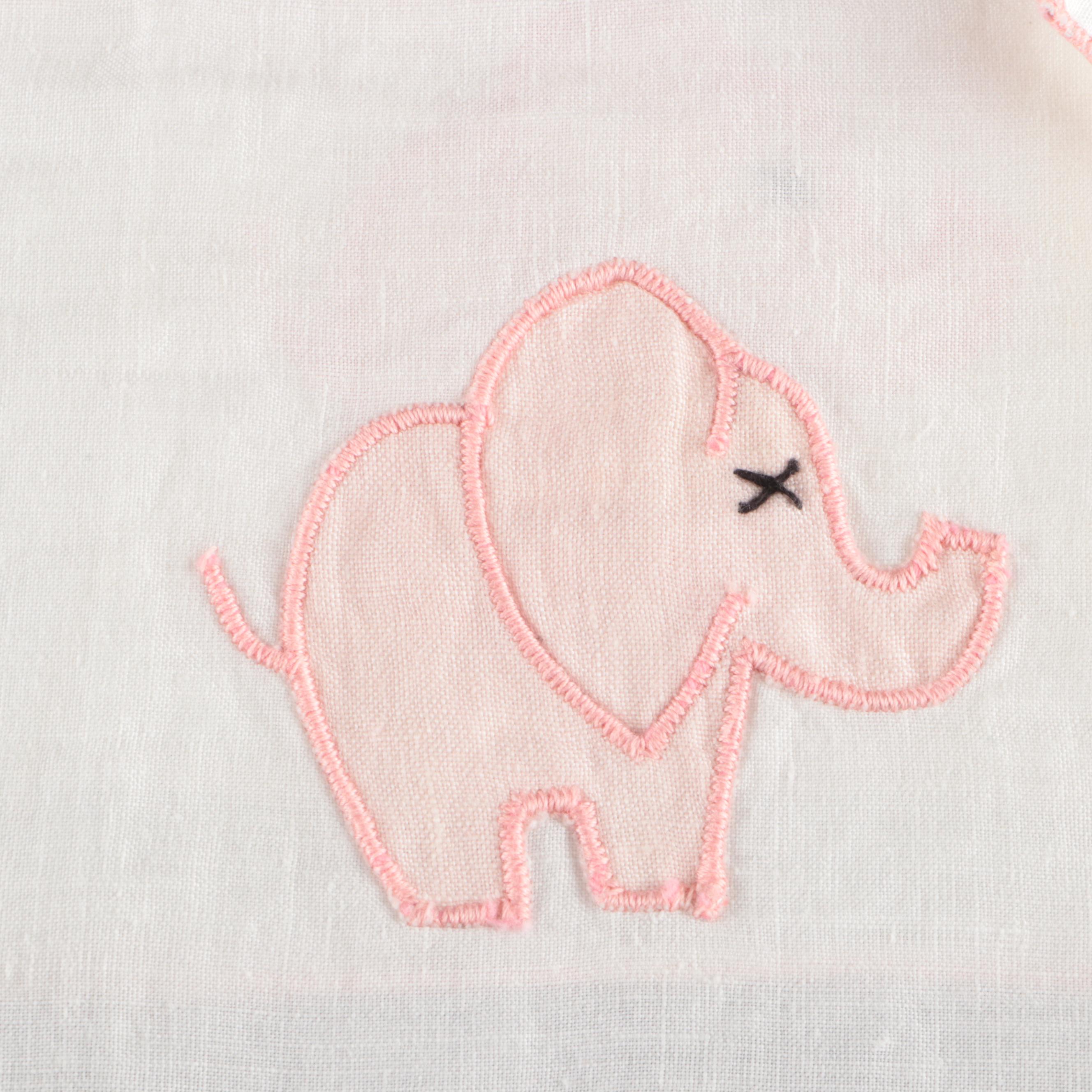 Floral White Embroidered, Chinese Style with Other Table Linens