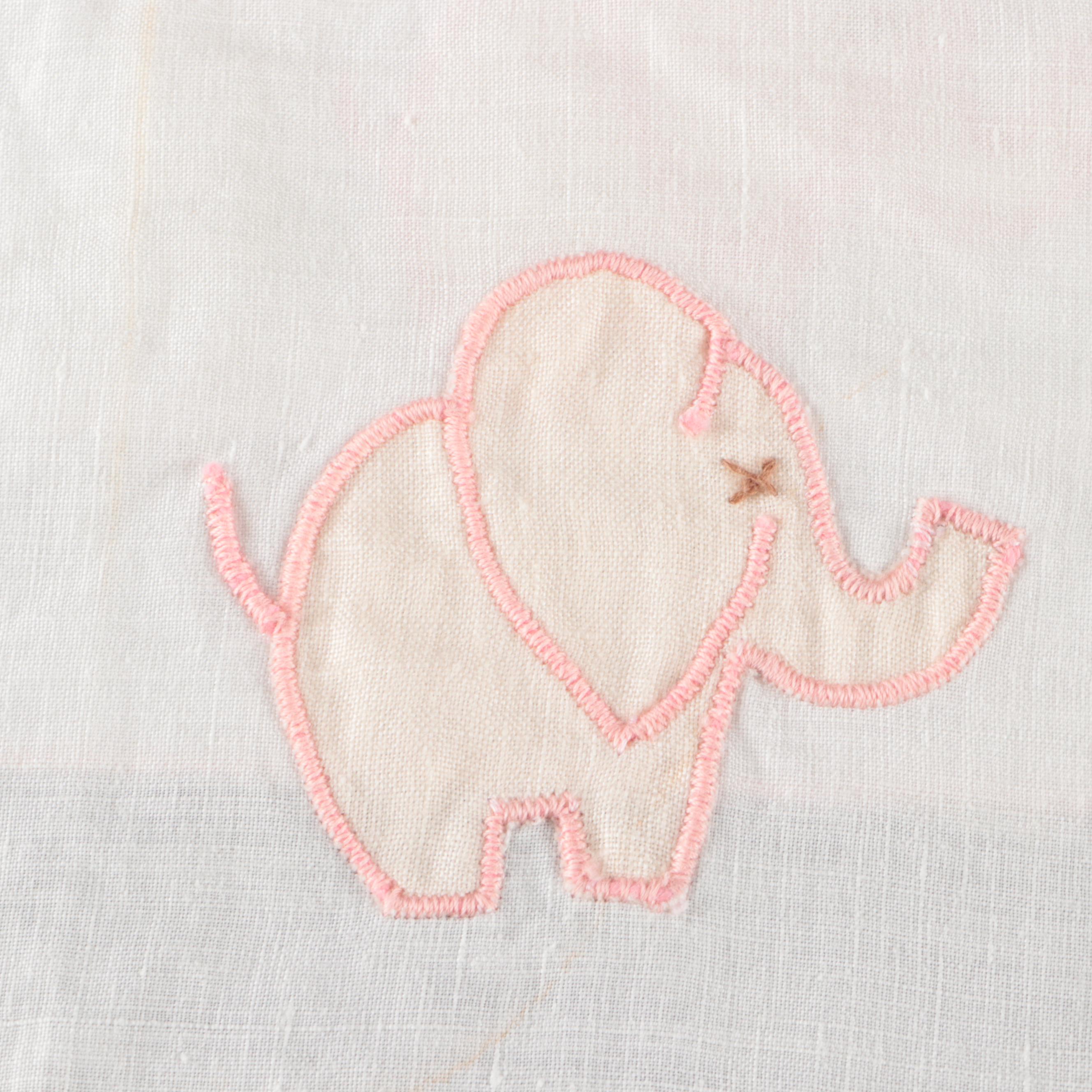 Floral White Embroidered, Chinese Style with Other Table Linens