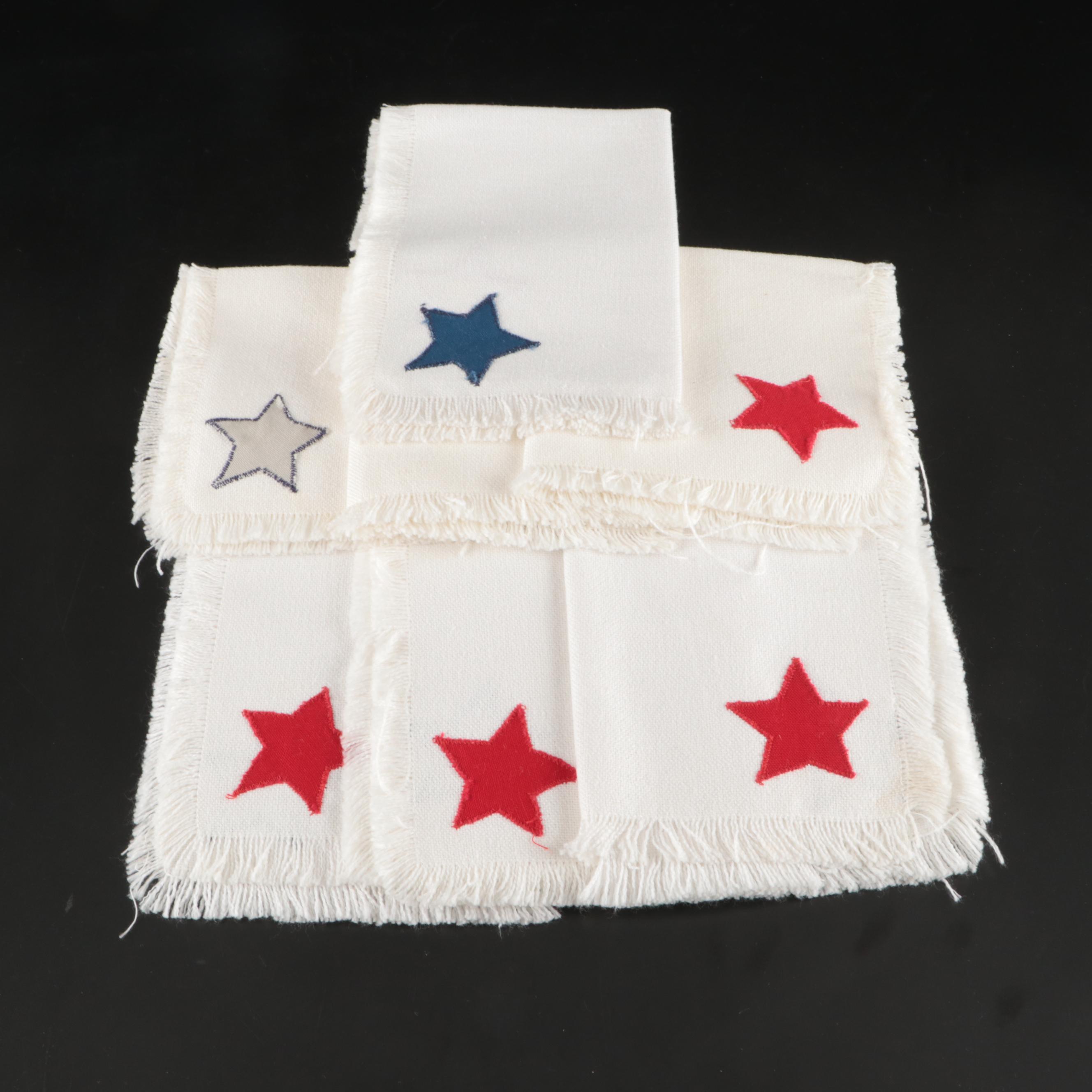 Floral White Embroidered, Chinese Style with Other Table Linens