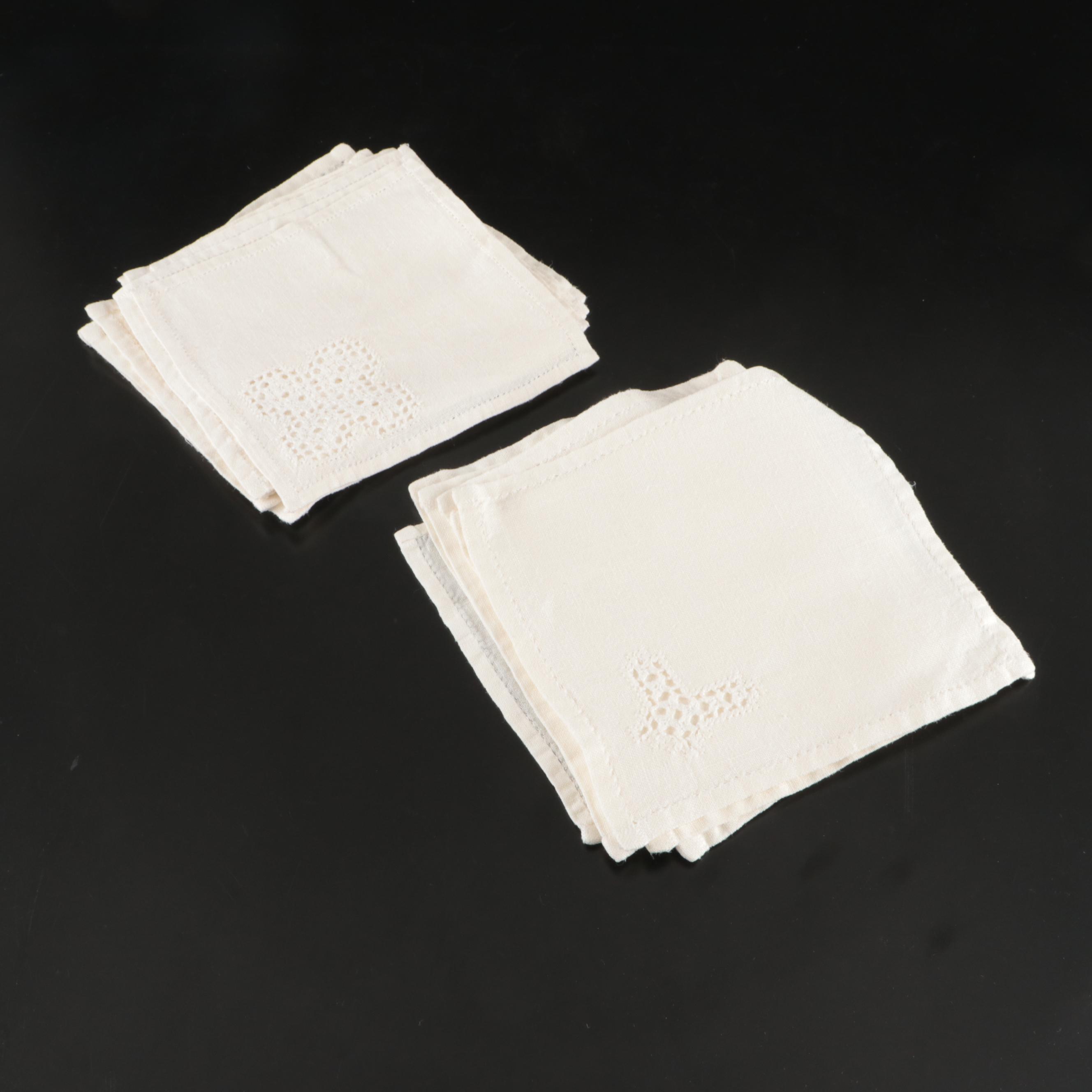 Floral White Embroidered, Chinese Style with Other Table Linens