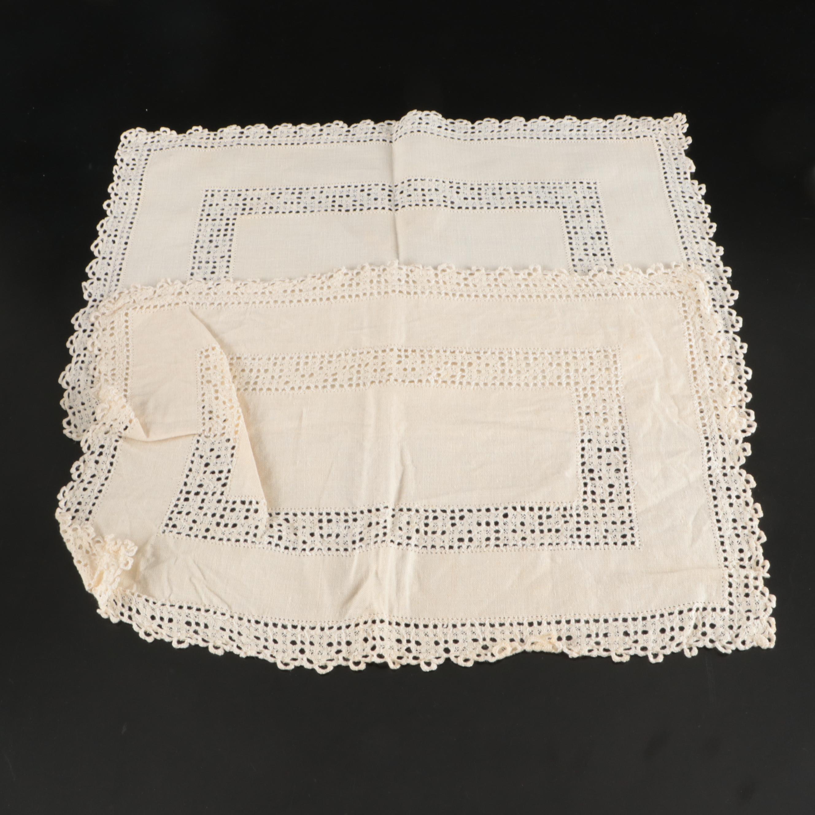 Floral White Embroidered, Chinese Style with Other Table Linens