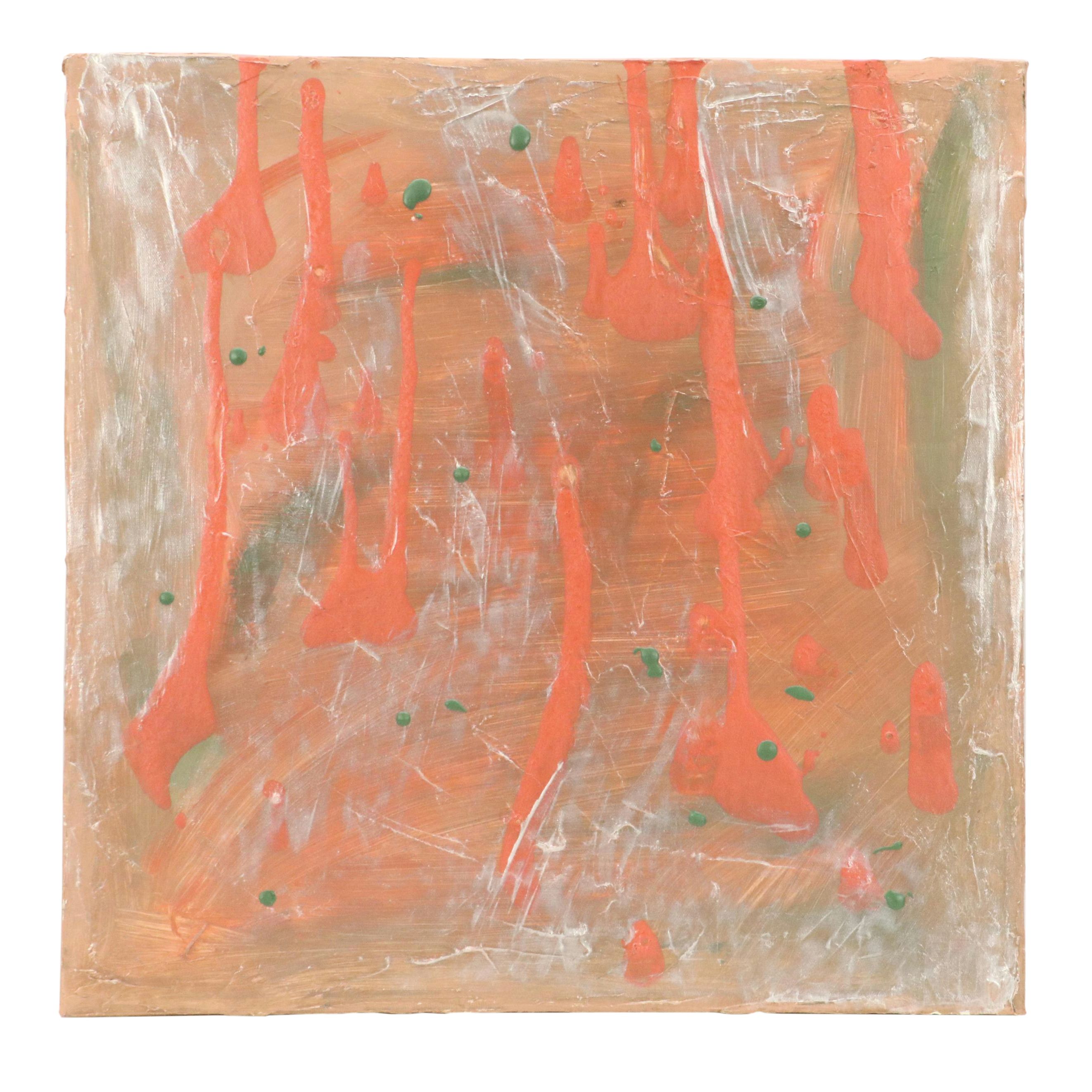 Abstract Composition Acrylic Painting, 21st Century