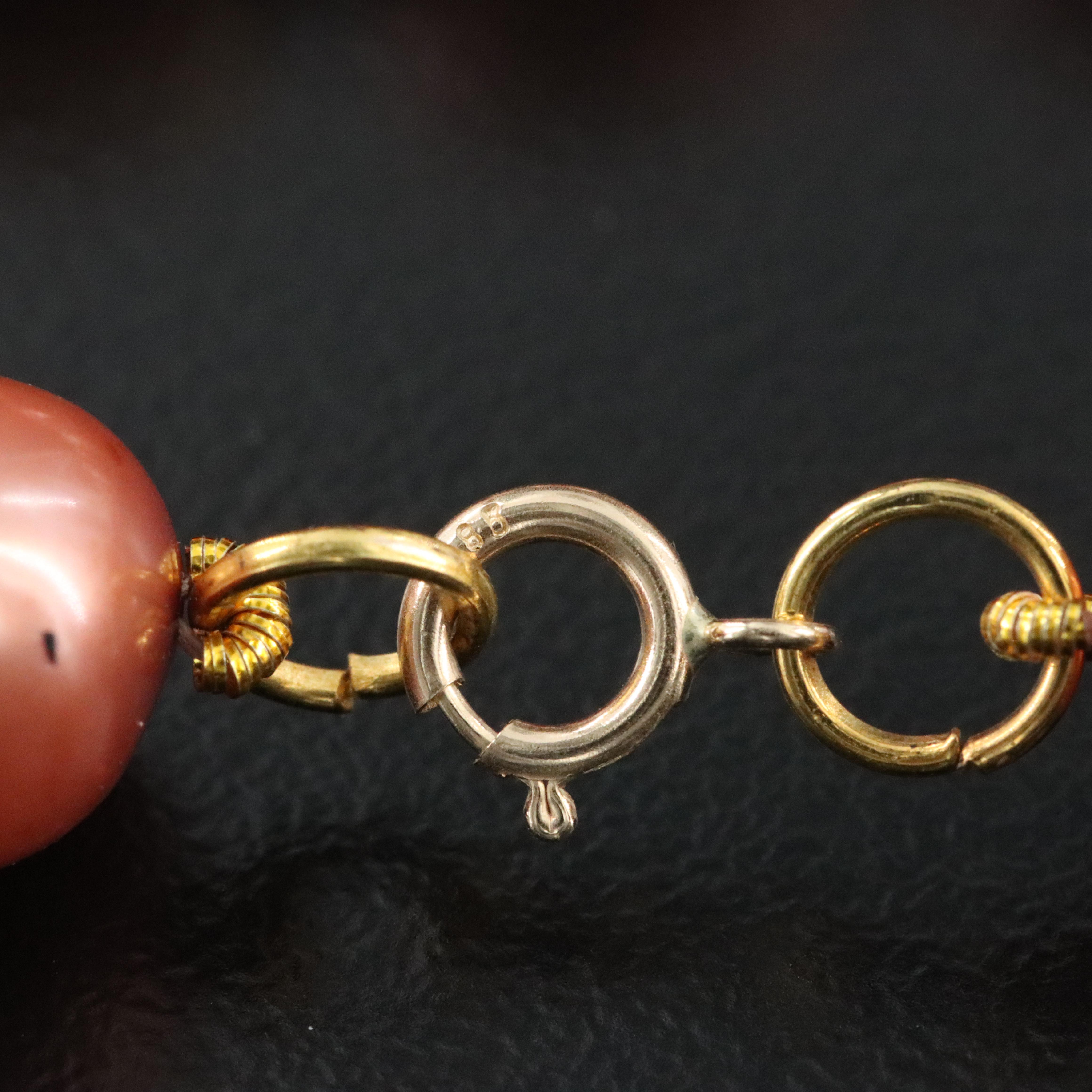 9.00 - 10.00 MM Pearl Necklace with 14K Clasp