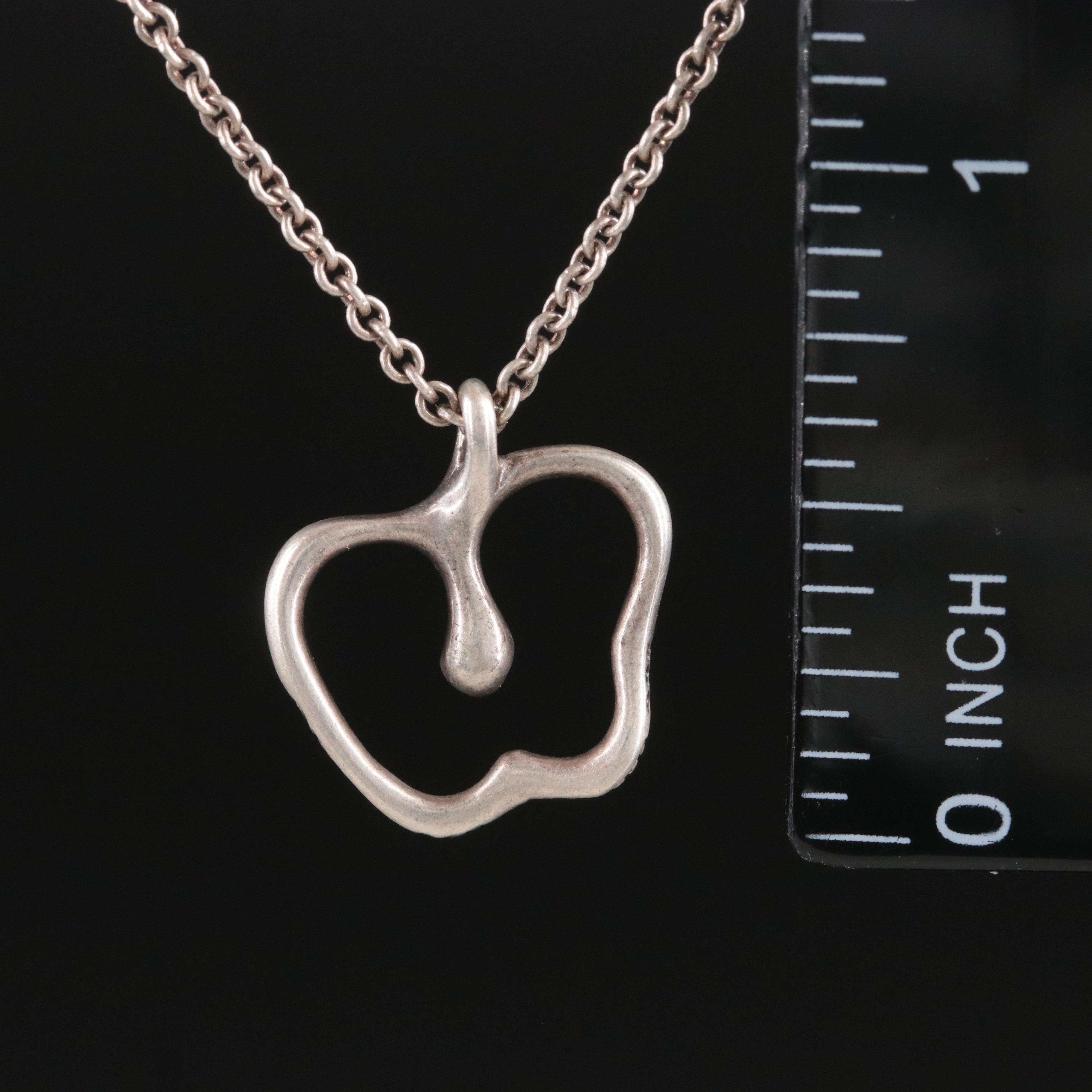 Elsa Peretti for Tiffany & Co. Sterling Apple Necklace