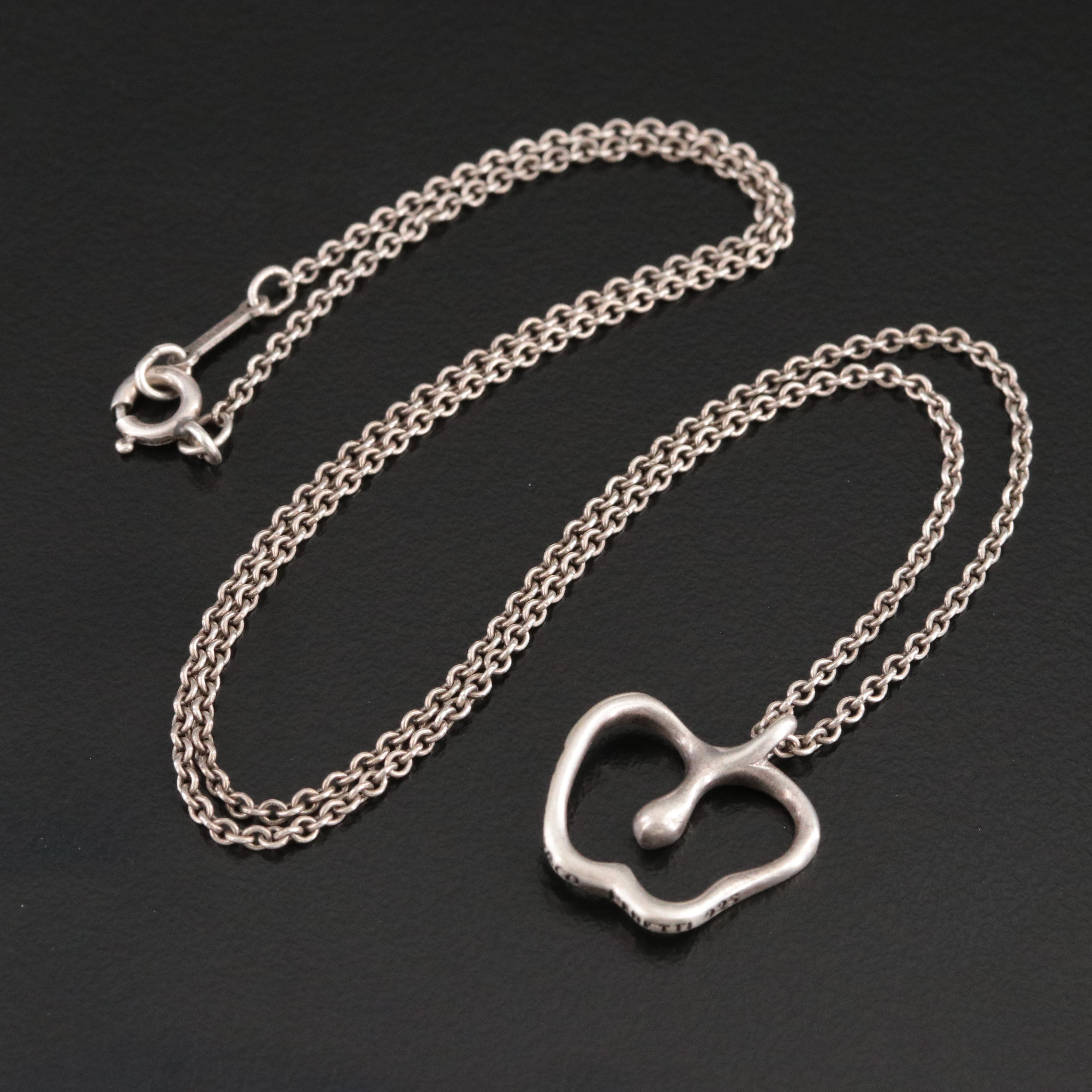 Elsa Peretti for Tiffany & Co. Sterling Apple Necklace