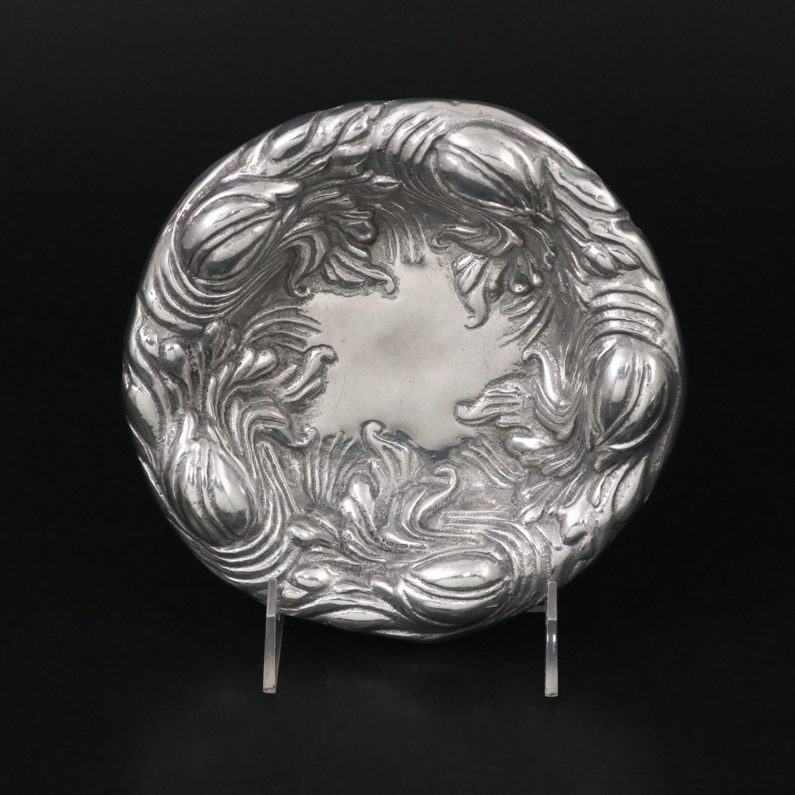 Mariposa and Other Mexican Bowl with Metal Crab Serving Platter