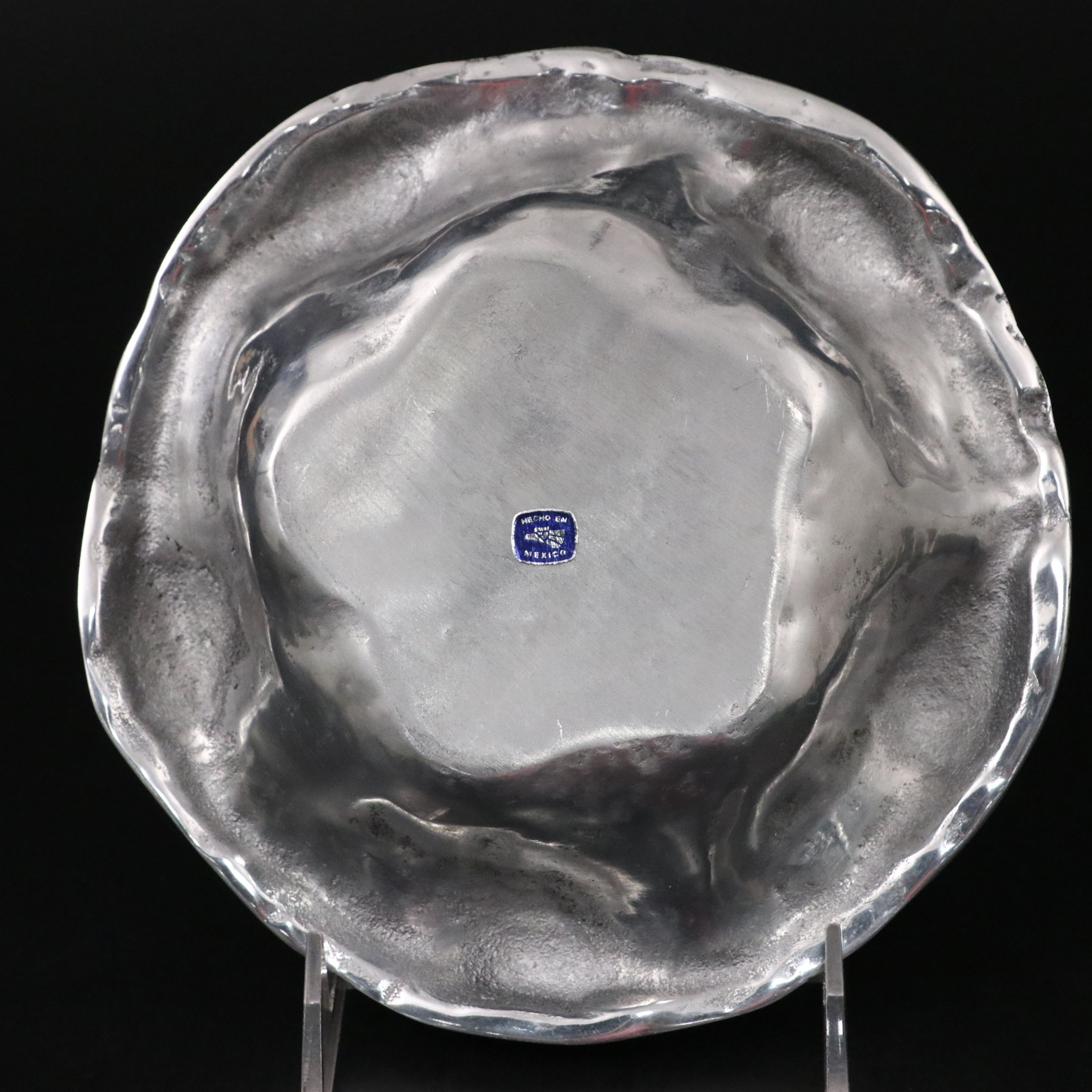 Mariposa and Other Mexican Bowl with Metal Crab Serving Platter