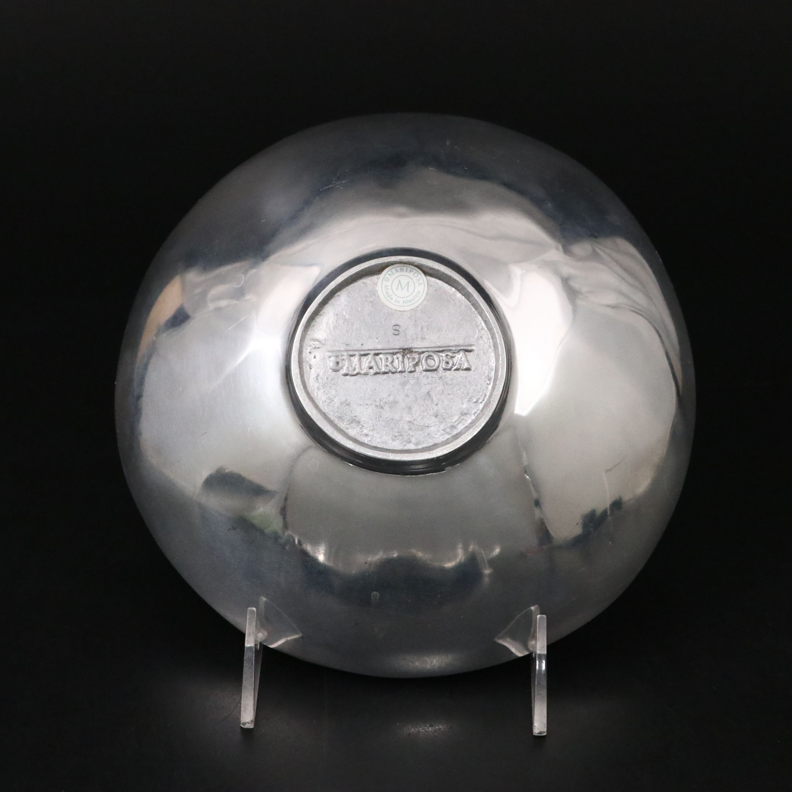 Mariposa and Other Mexican Bowl with Metal Crab Serving Platter