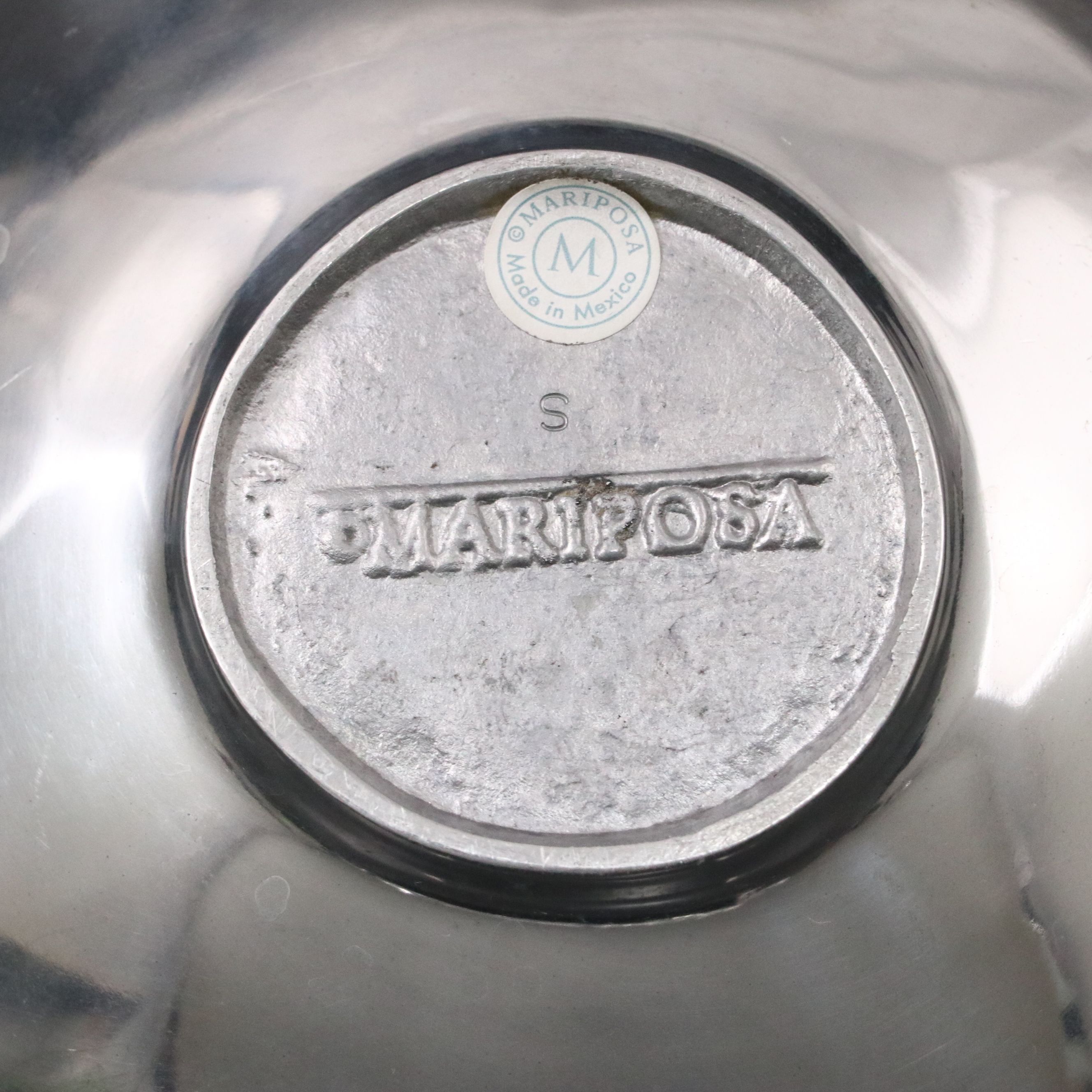 Mariposa and Other Mexican Bowl with Metal Crab Serving Platter