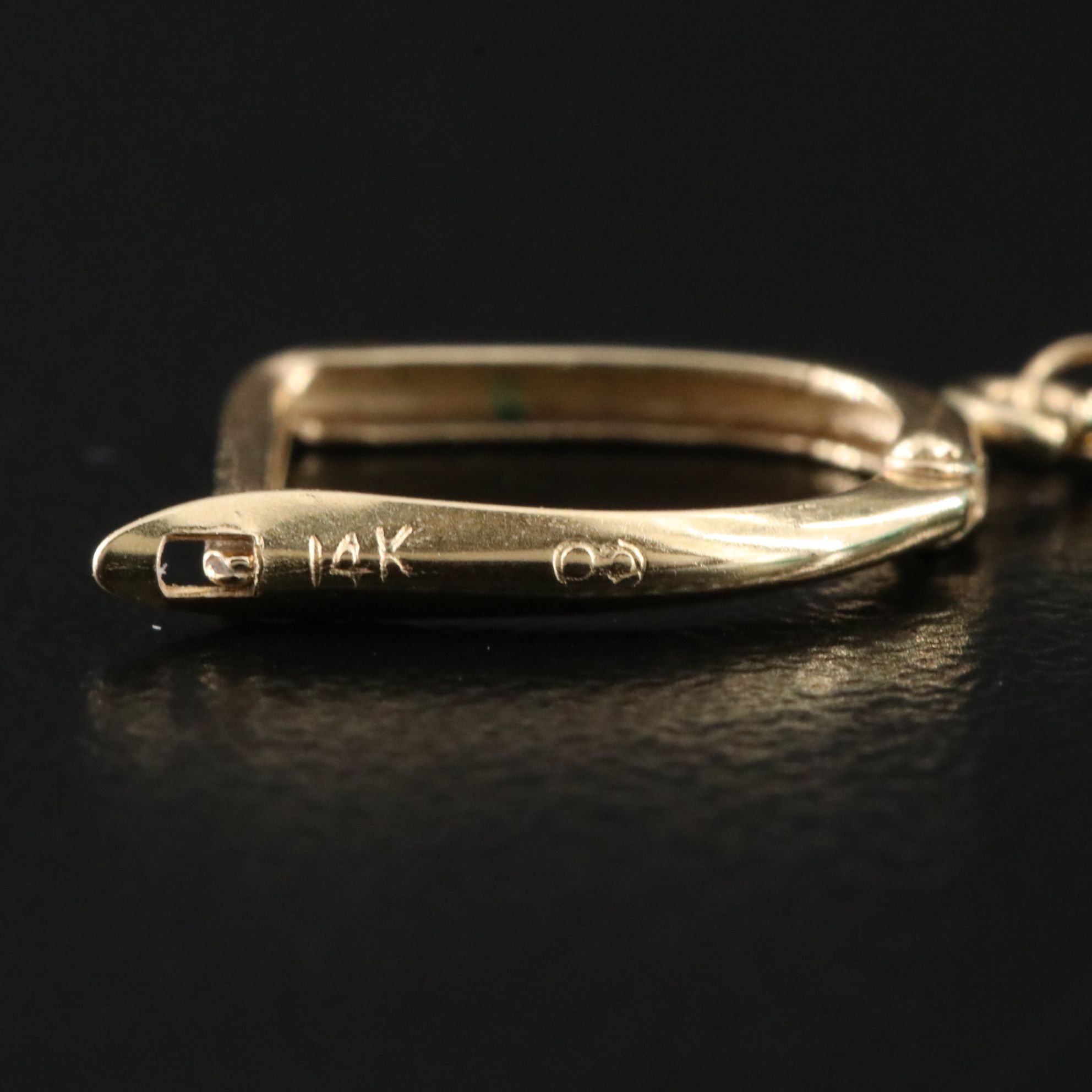 14K Turquoise Earrings