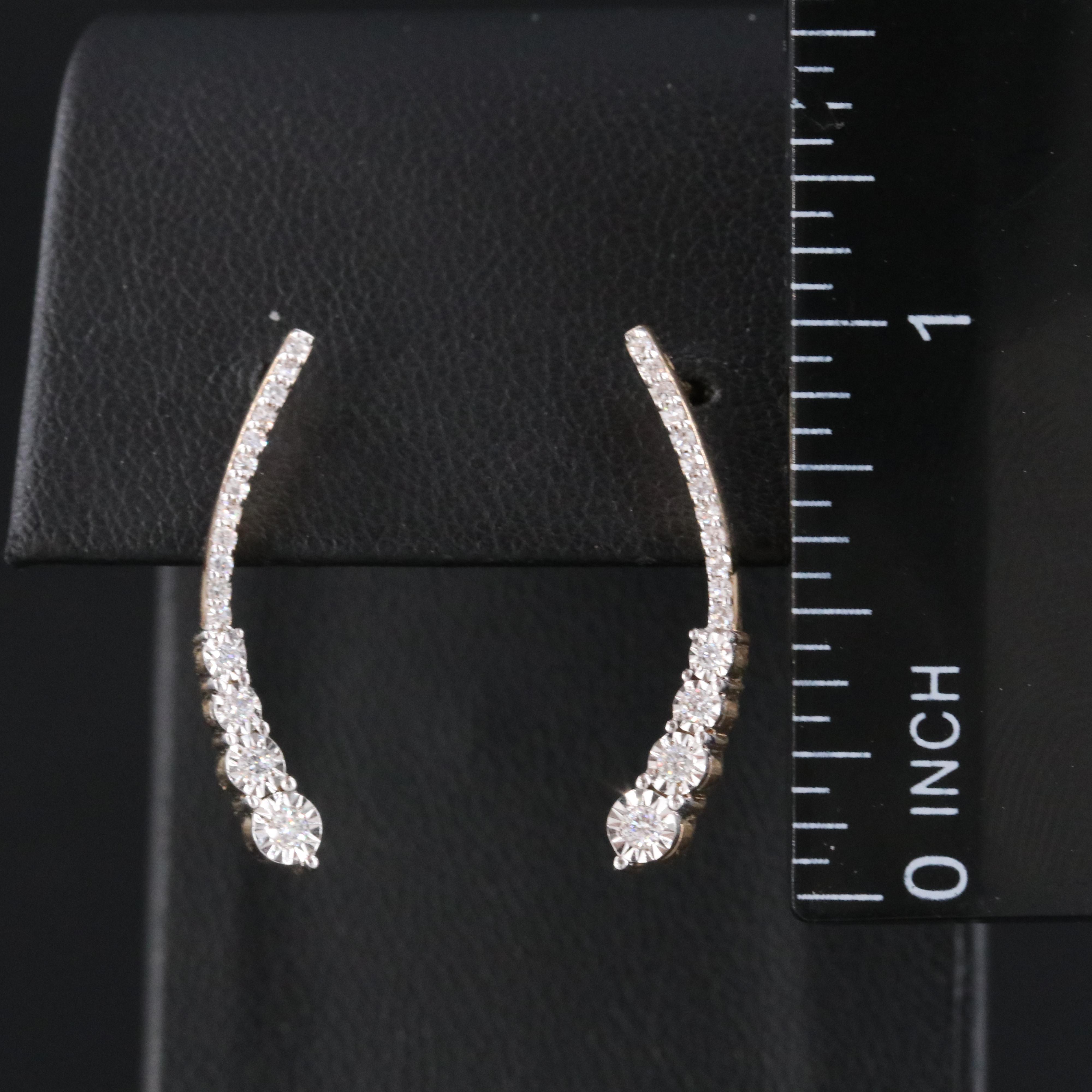 14K 0.24 CTW Lab Grown Diamond Earrings