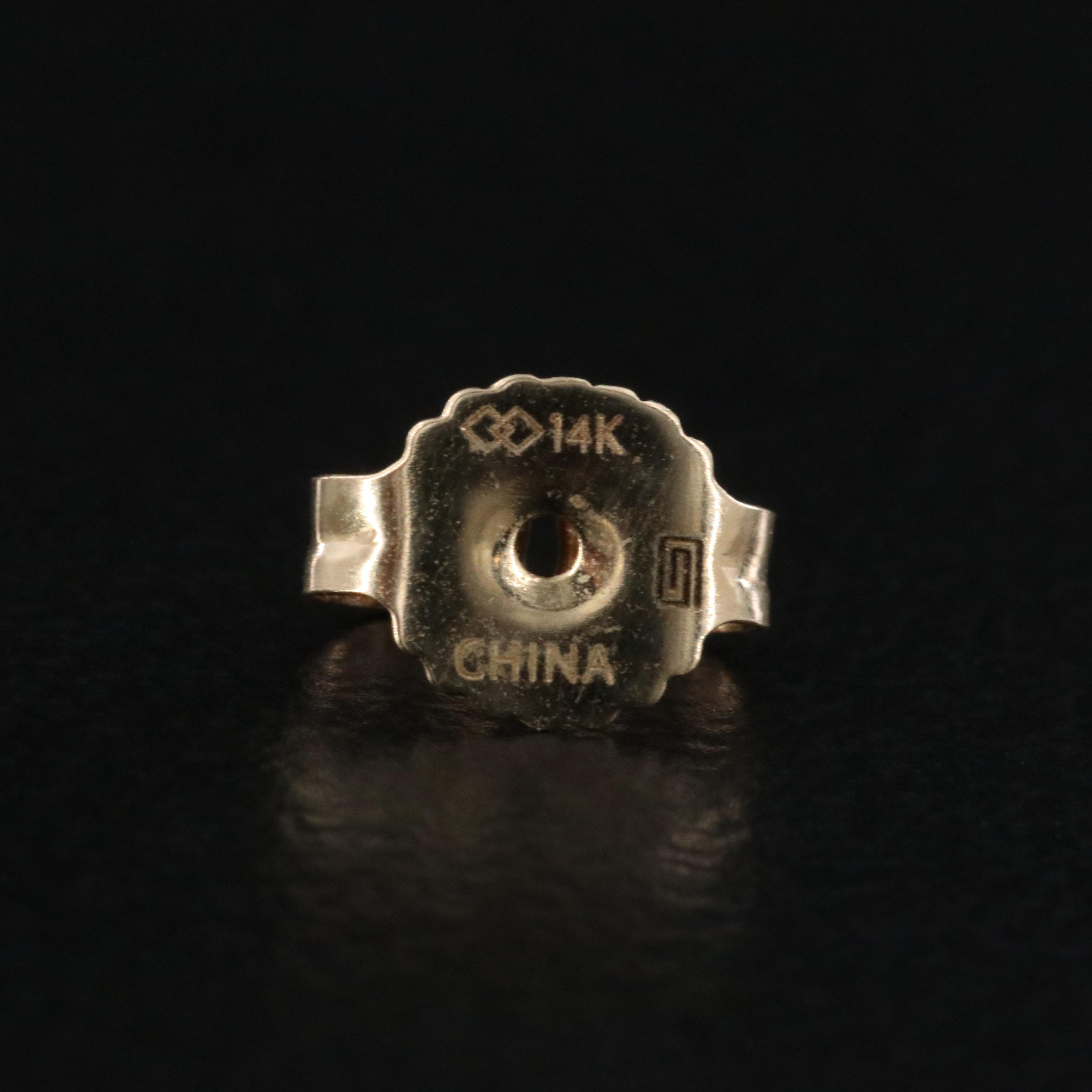 14K 0.24 CTW Lab Grown Diamond Earrings