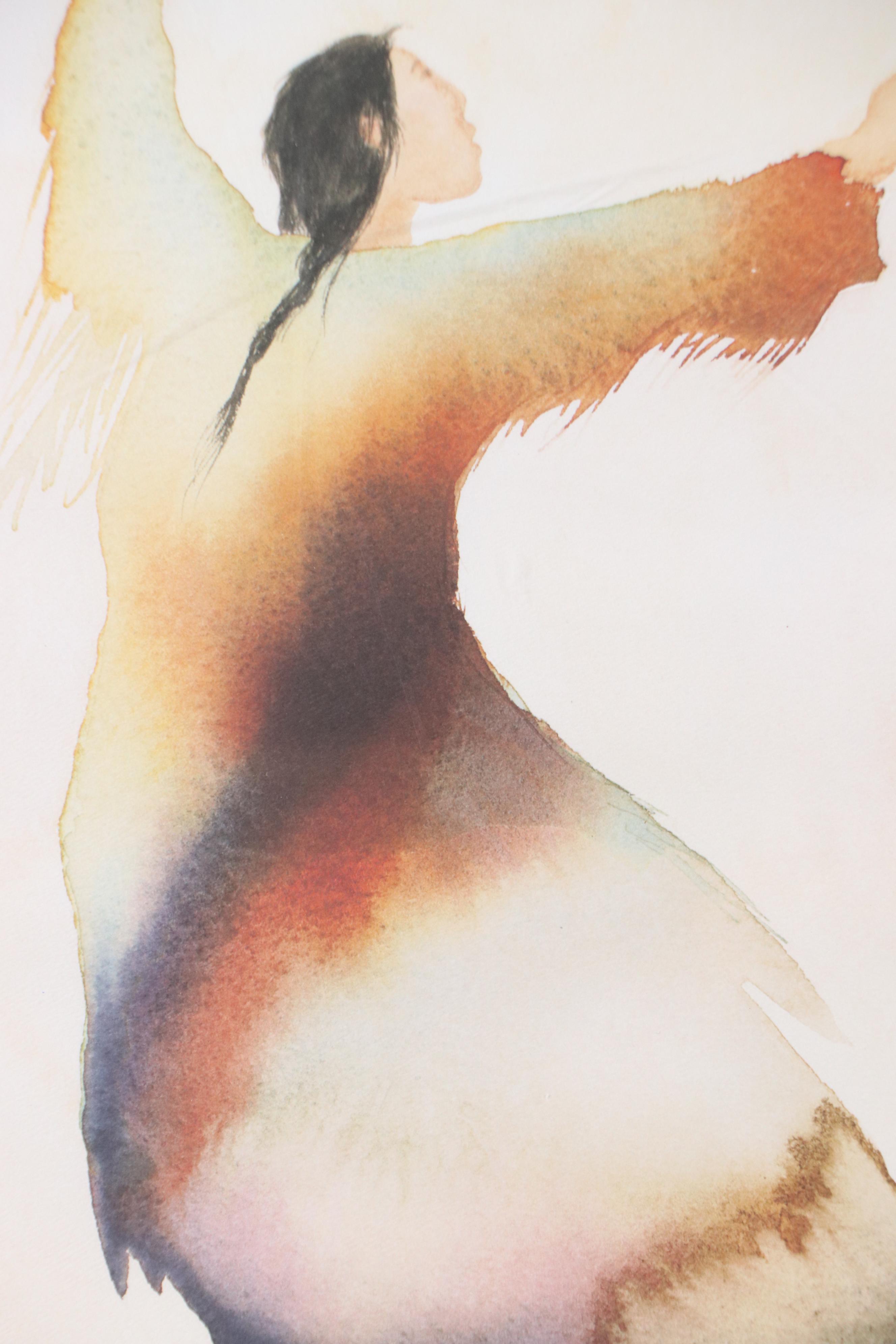 After Carol Grigg Offset Lithograph "Dancing For Their Lives," Late 20th Cent.