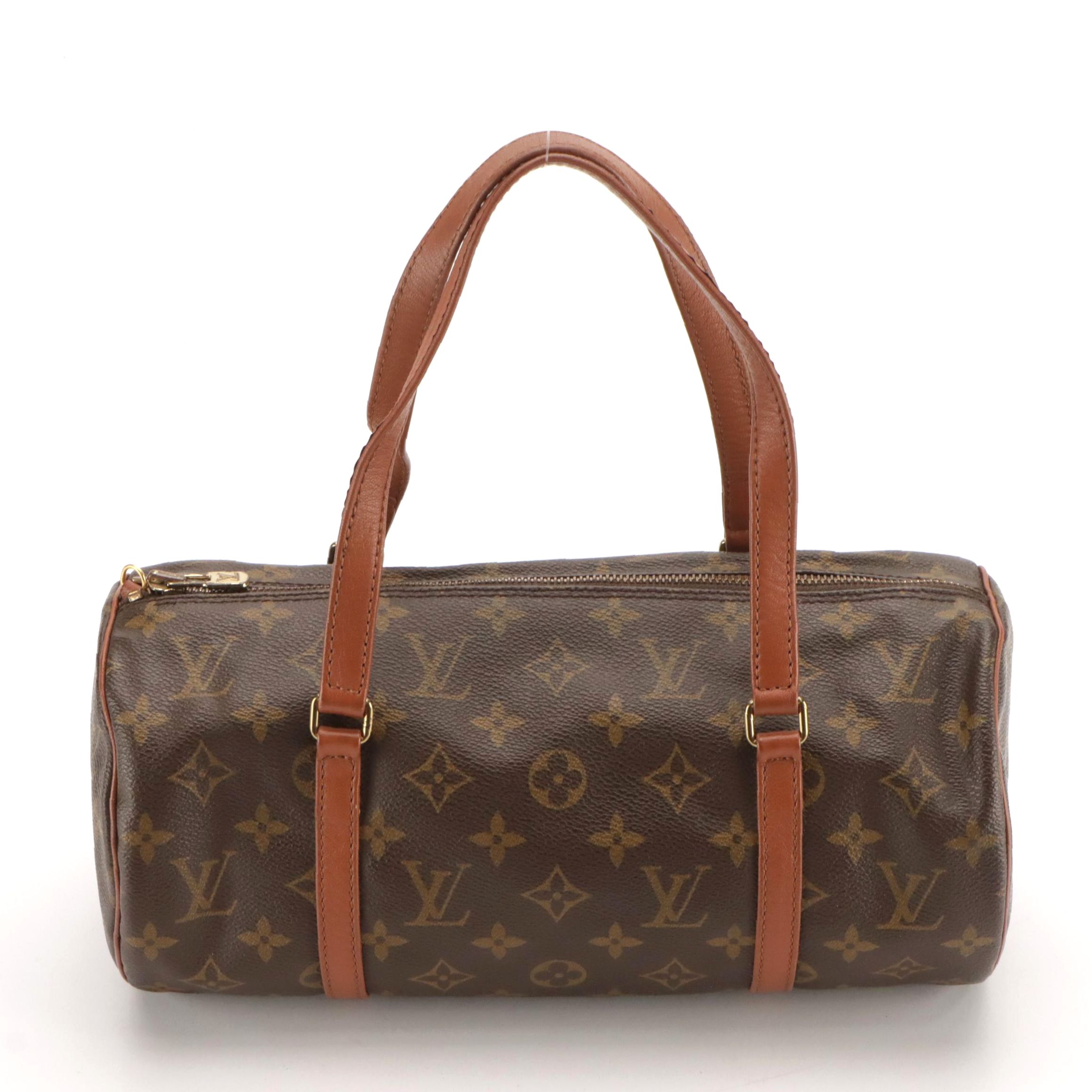 Louis Vuitton Papillon 30 in Monogram Canvas and Brown Leather