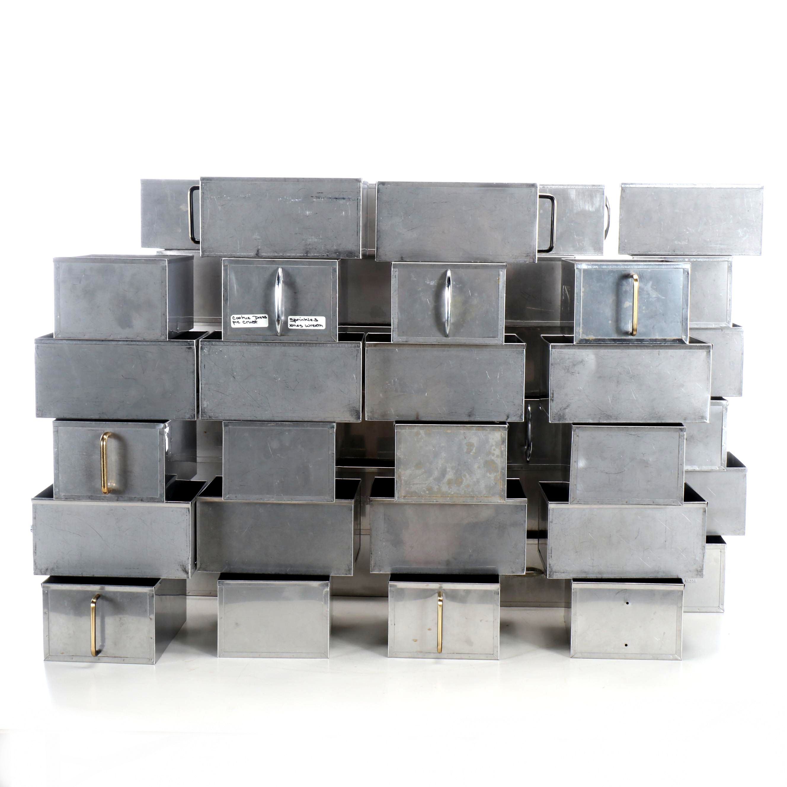 Hoeltge Bros. Metal Industrial Kitchen Storage Bins