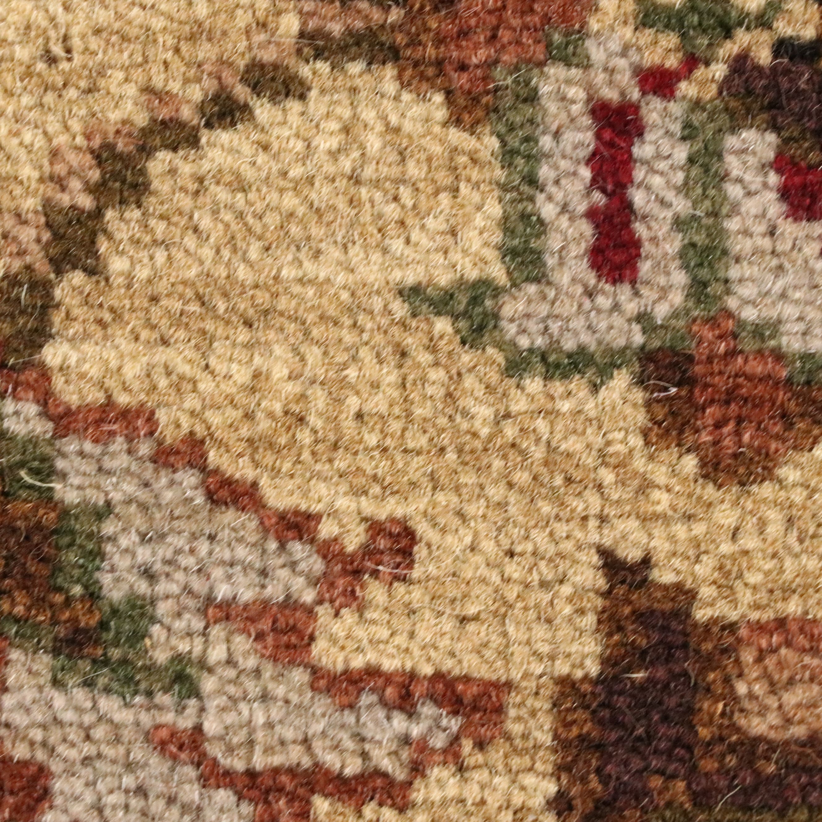 2'7 x 4'4 Hand-Knotted Indian Agra Accent Rug