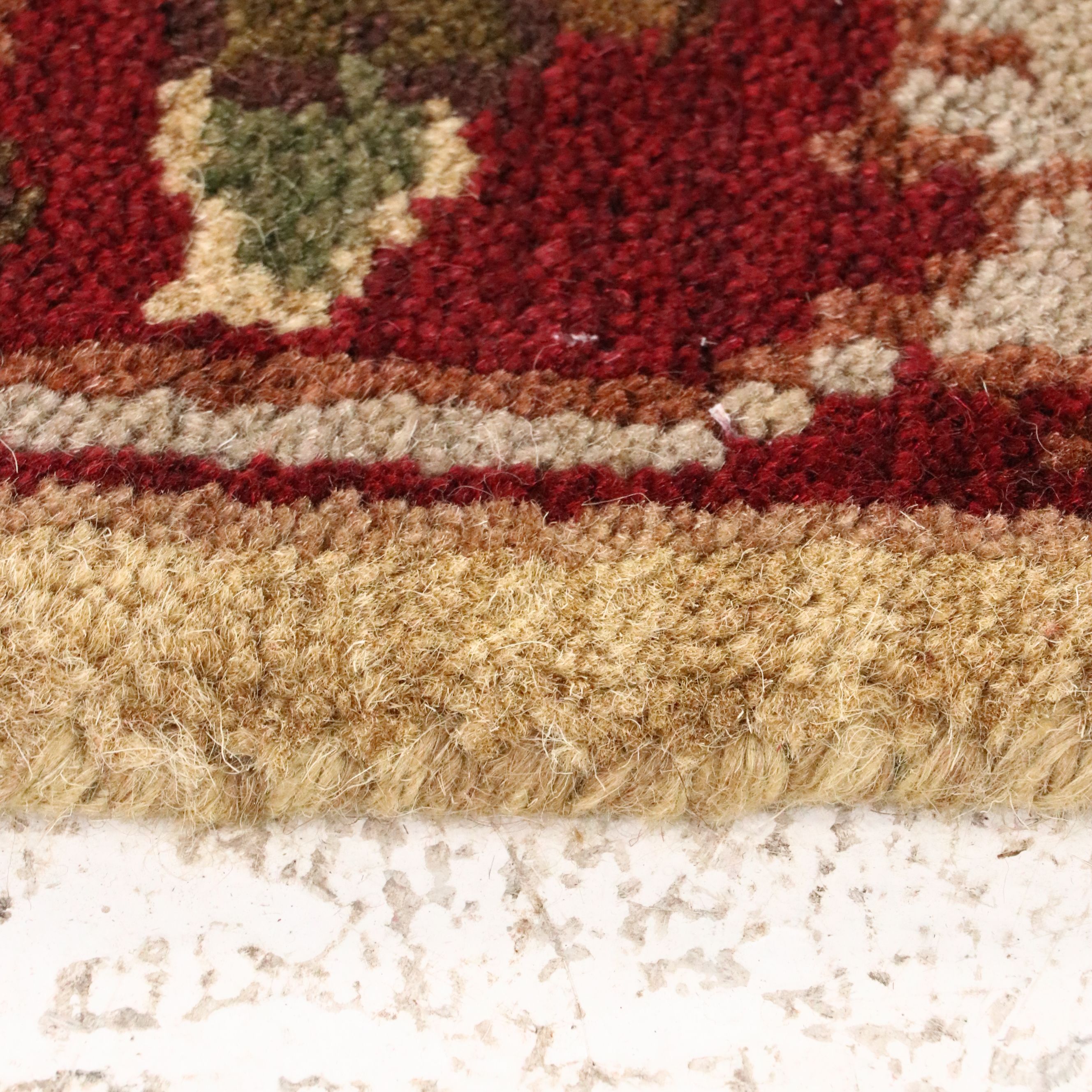 2'7 x 4'4 Hand-Knotted Indian Agra Accent Rug