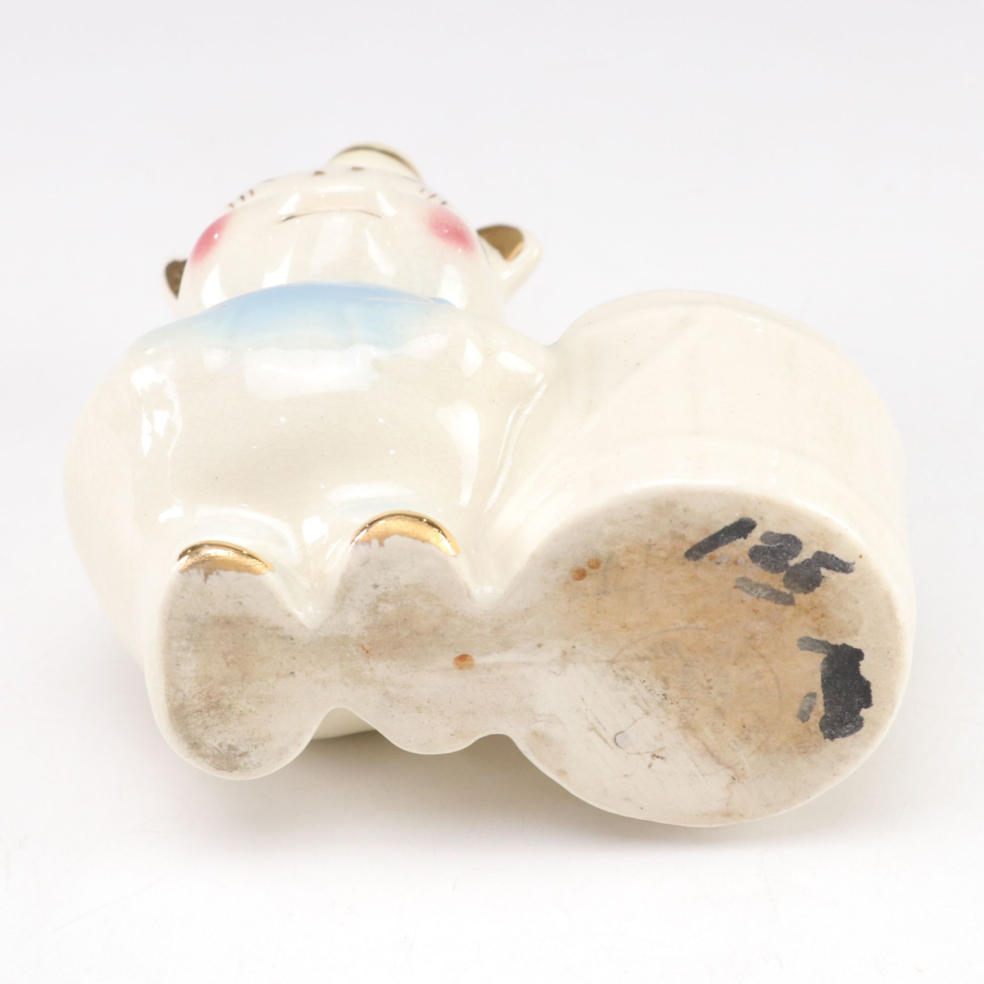 Ceramic Kangaroo, Pig & German Boy Planters, Mid-20th Century