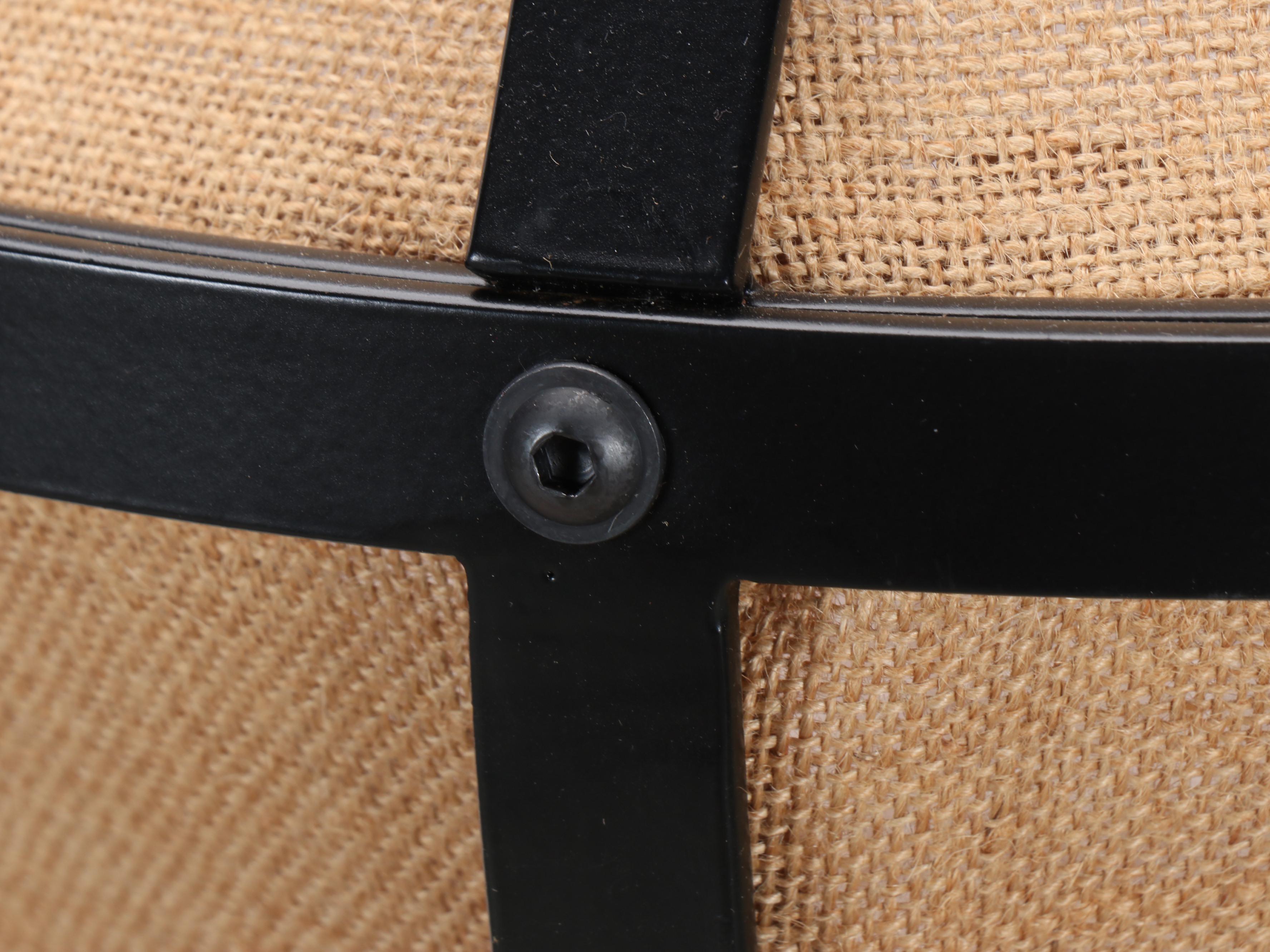 Bobo Steel and Cotton Burlap Teardrop Pendant Shade