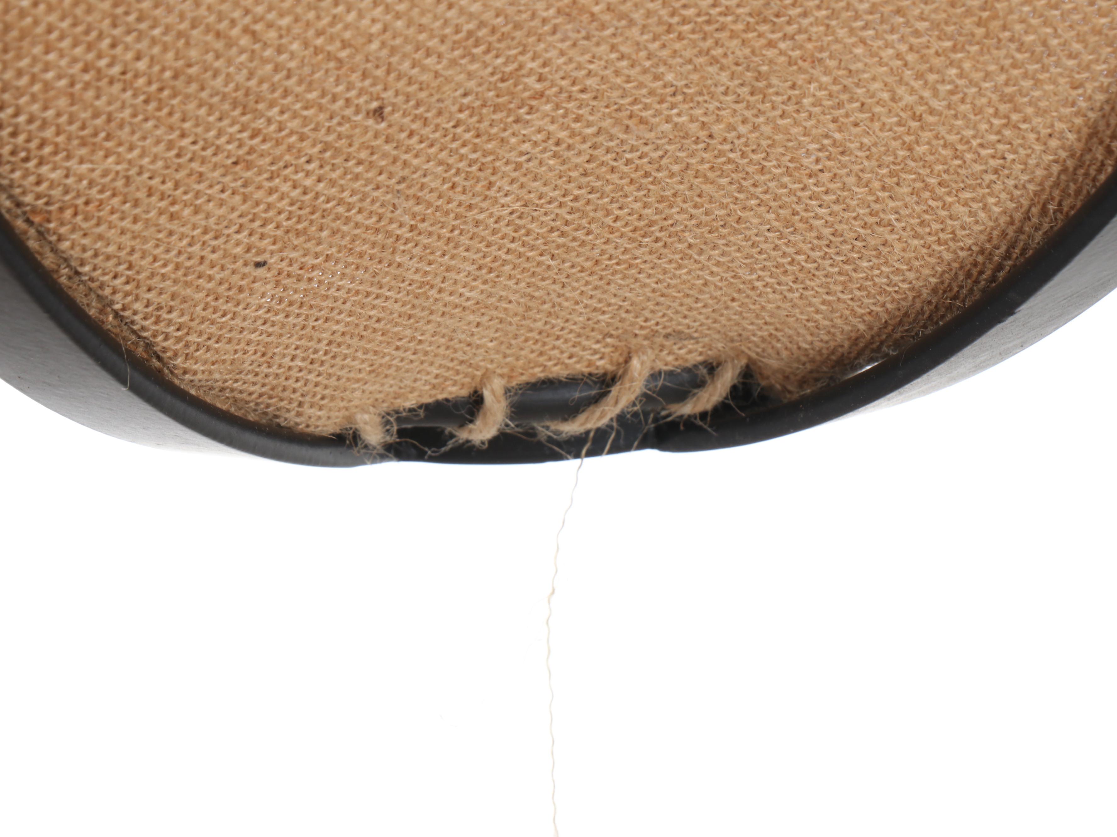 Bobo Steel and Cotton Burlap Teardrop Pendant Shade