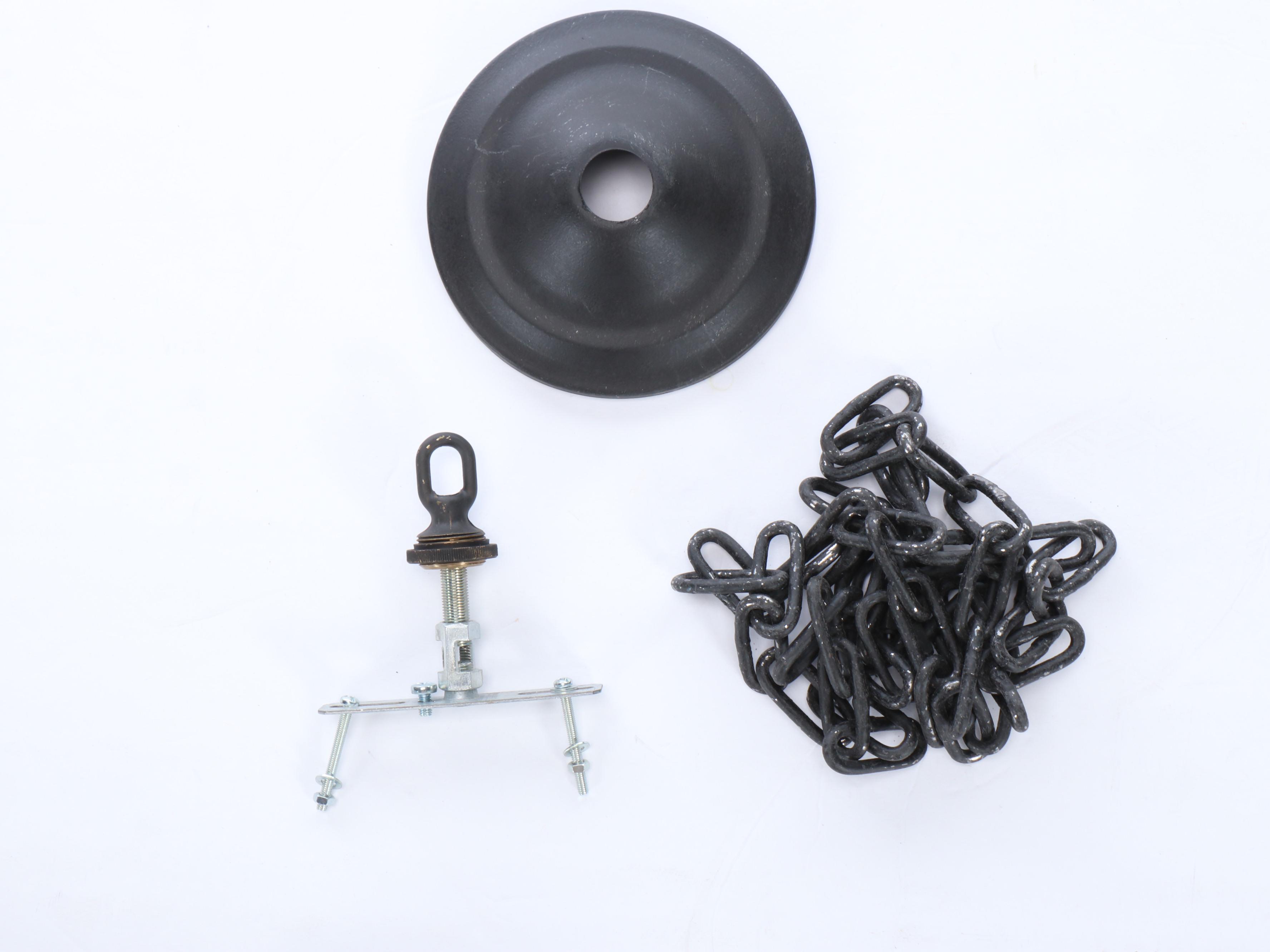 Bobo Steel and Cotton Burlap Teardrop Pendant Shade