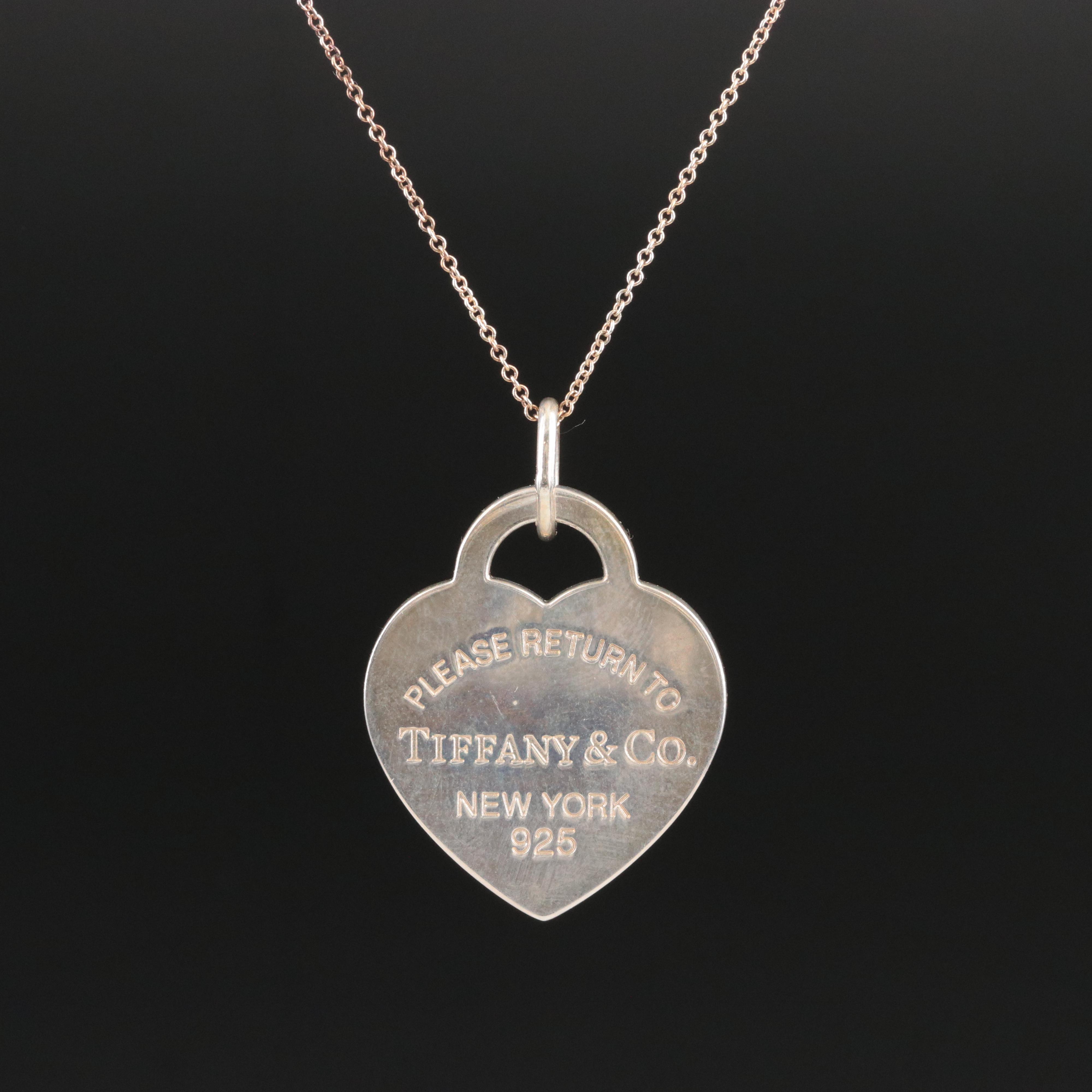 Tiffany & Co. Return to Tiffany Heart Tag Pendant Necklace