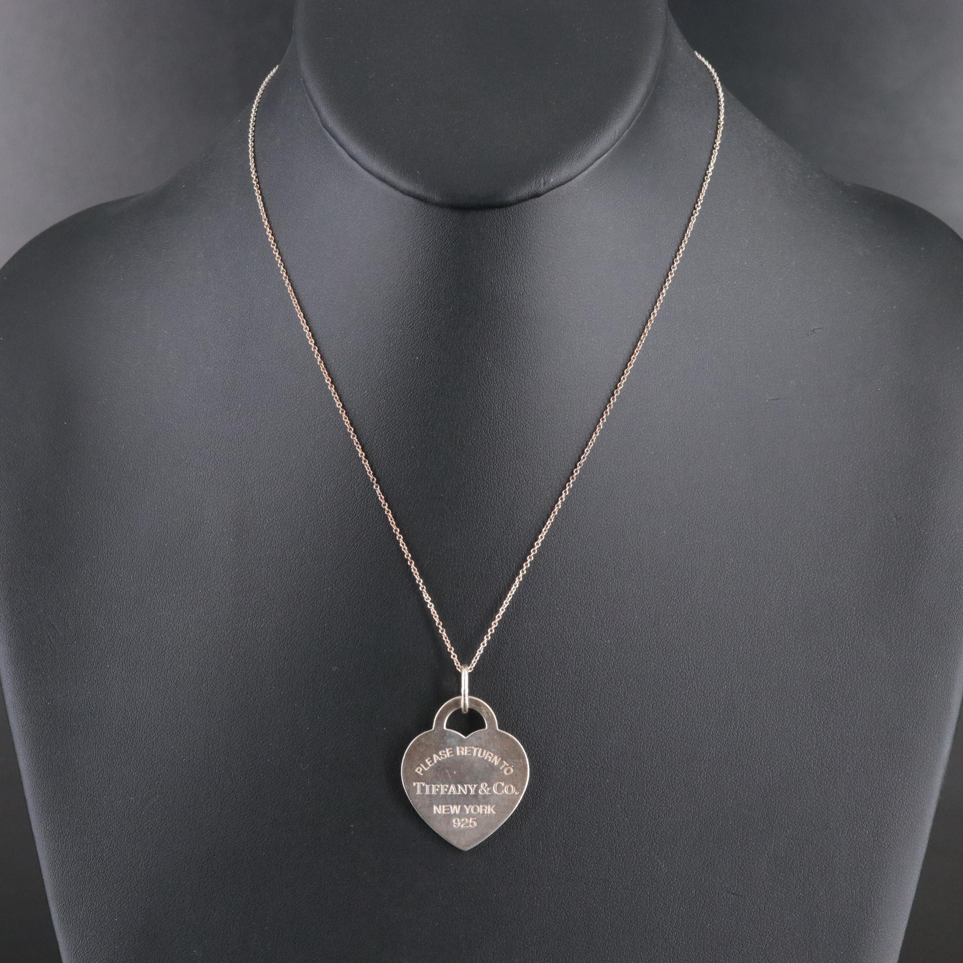 Tiffany & Co. Return to Tiffany Heart Tag Pendant Necklace