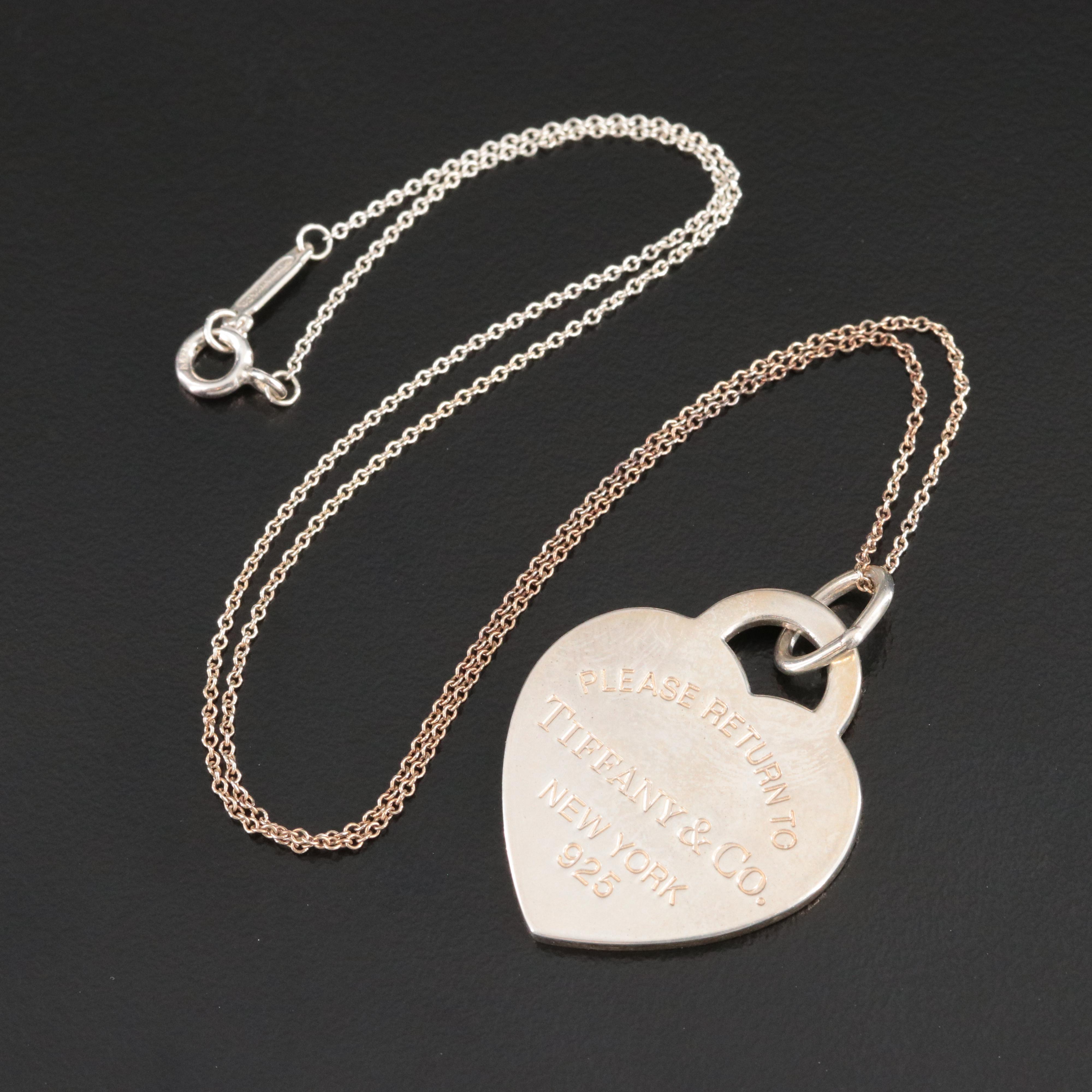Tiffany & Co. Return to Tiffany Heart Tag Pendant Necklace