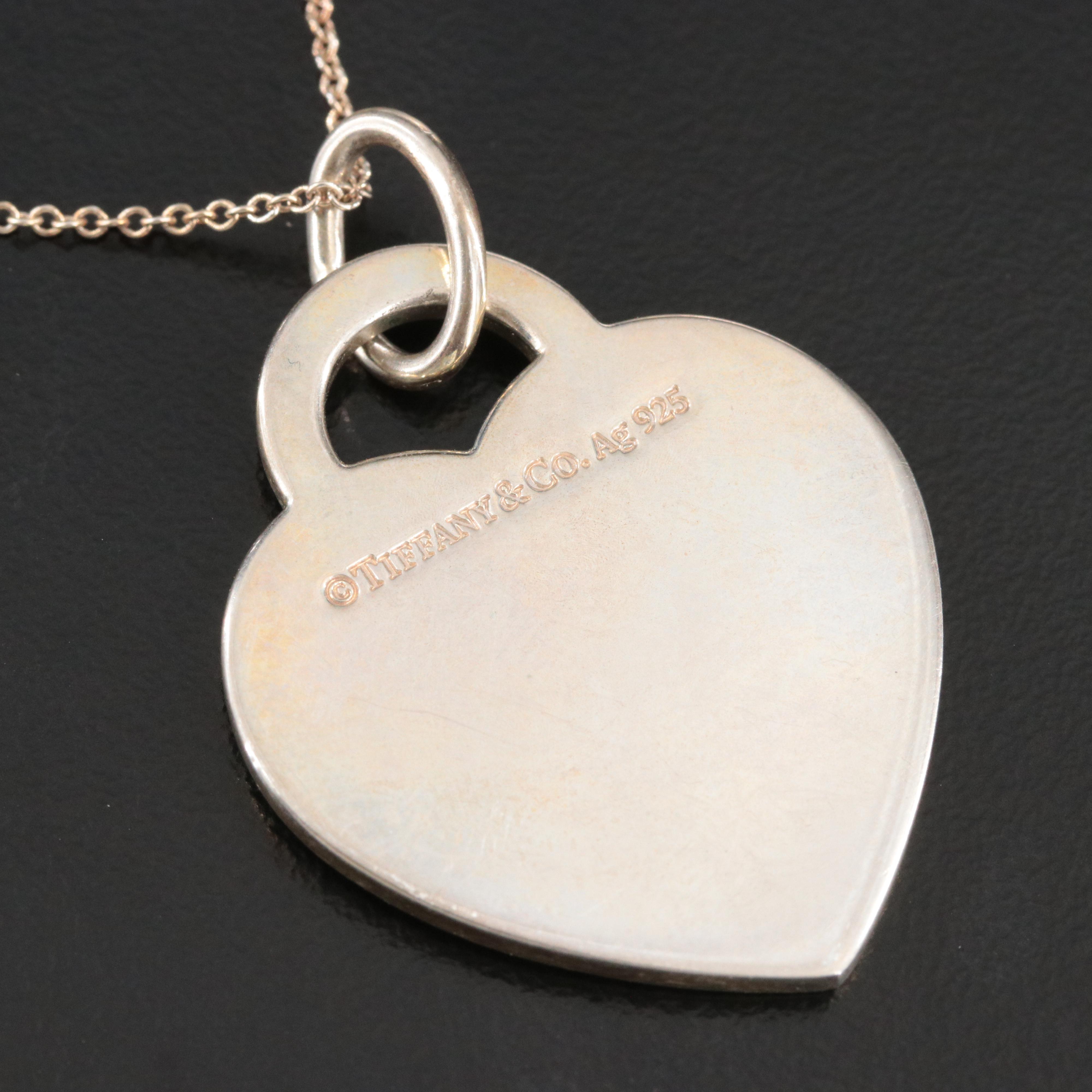 Tiffany & Co. Return to Tiffany Heart Tag Pendant Necklace