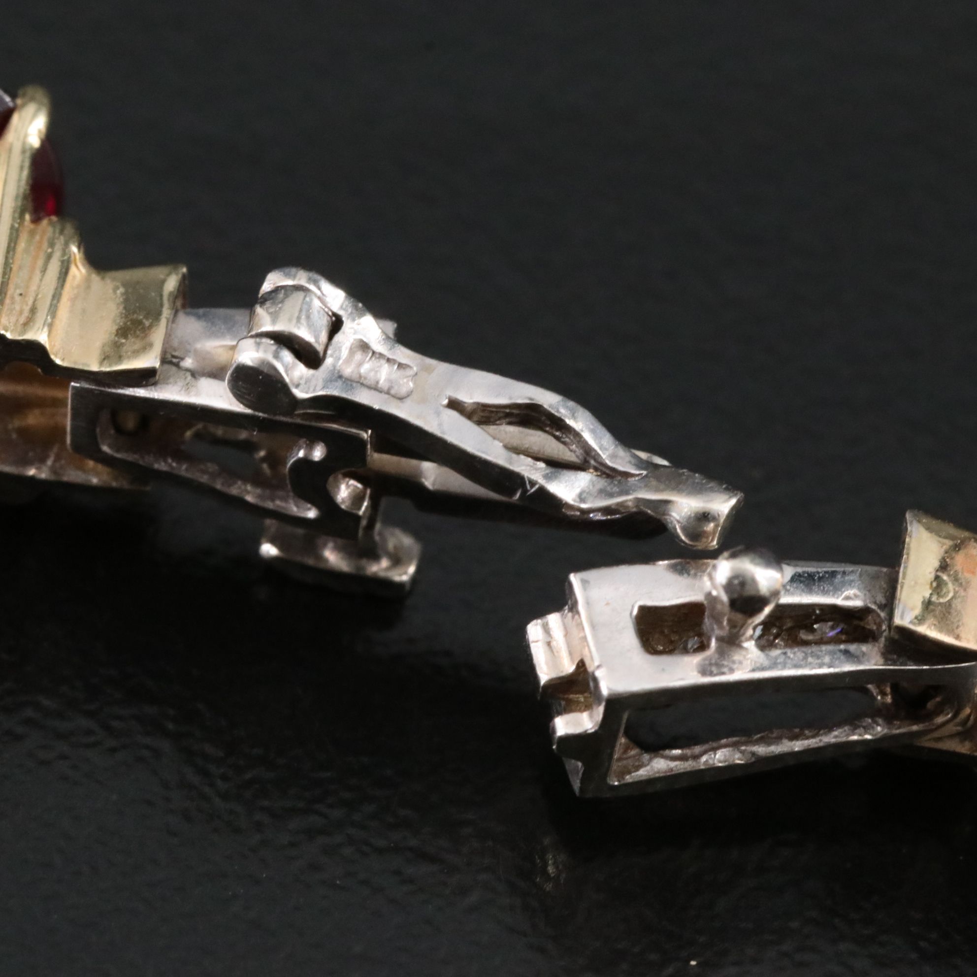 14K Tourmaline and Diamond Bracelet