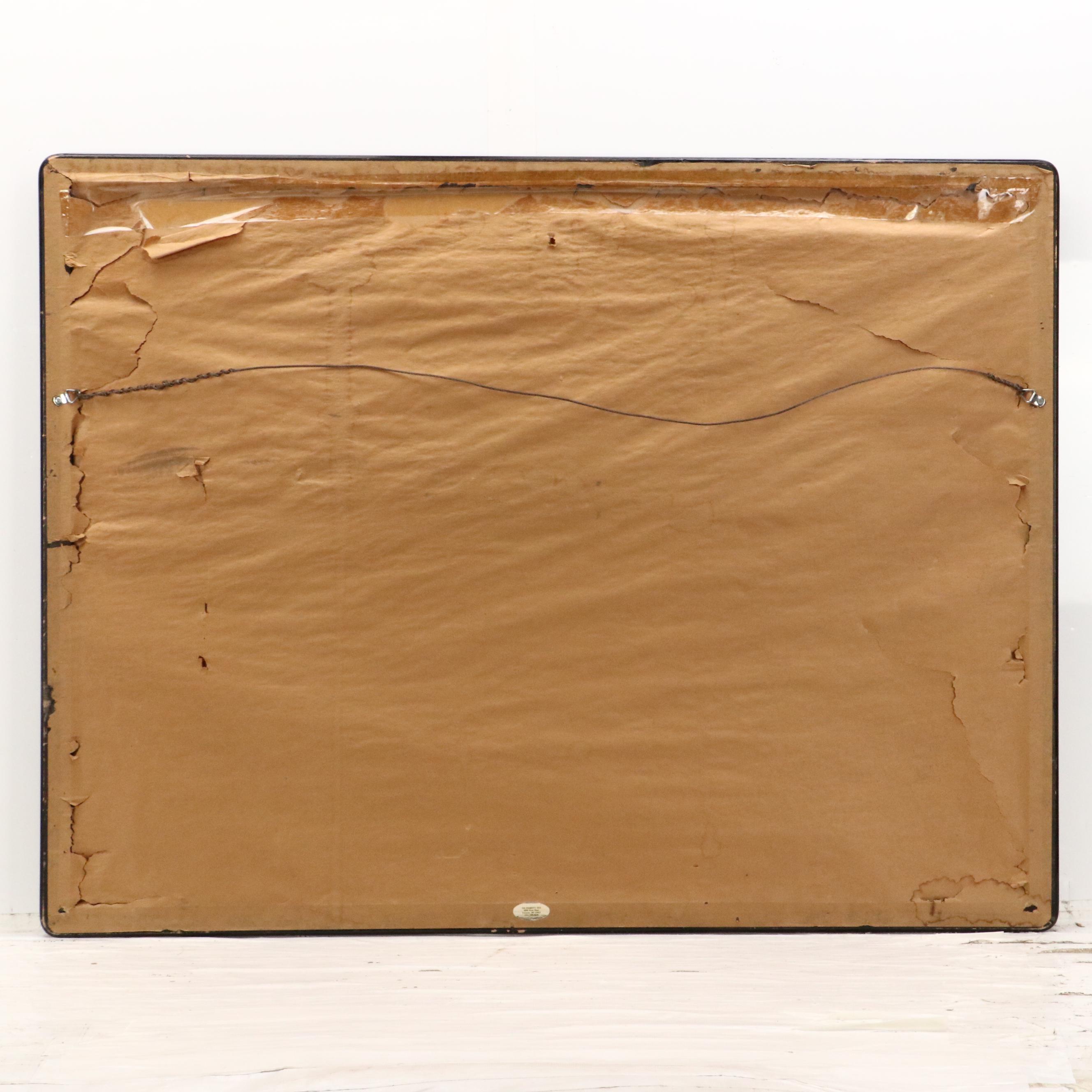 Robert Hoppe Art Deco Style Lithograph "Toast of the Town"