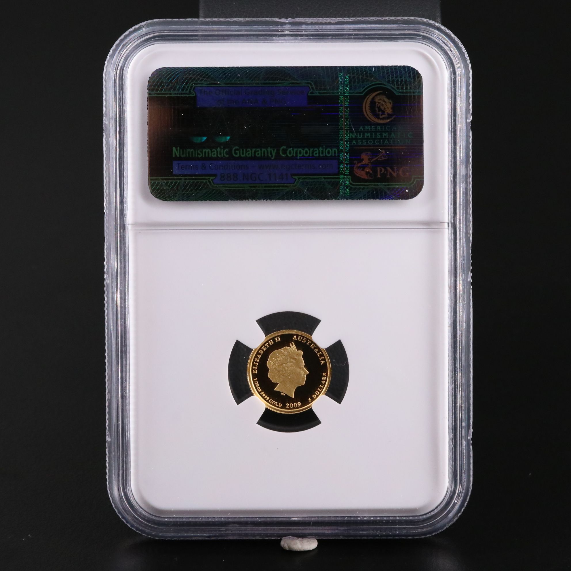 NGC Graded PF69 Ultra Cameo 2009P Australia $5 1994 Kookaburra Gold Coin