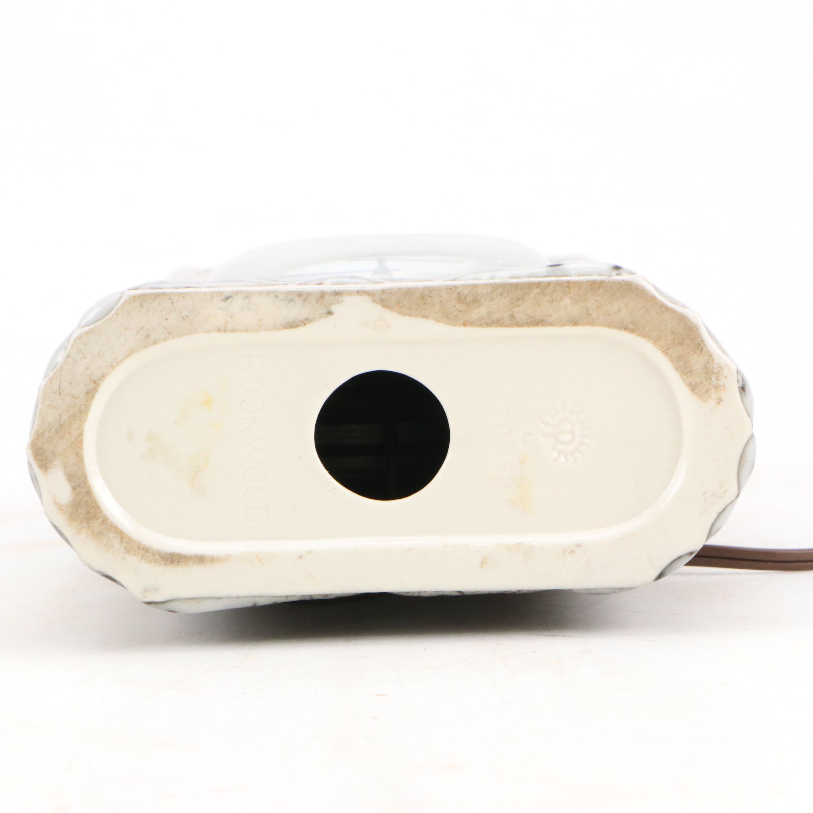 Rookwood Pottery Electric Mantel Clock, 1950