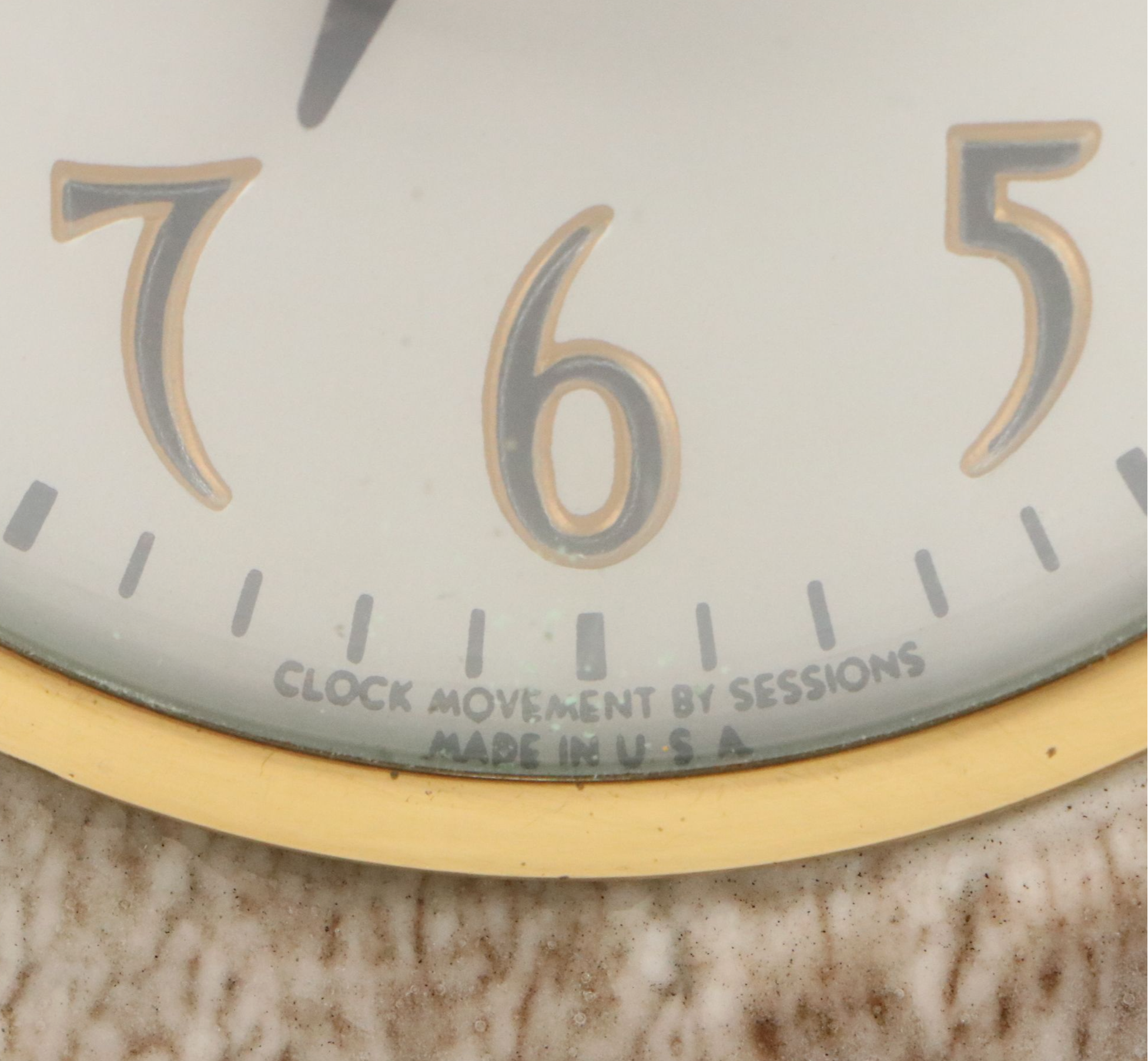 Rookwood Pottery Electric Mantel Clock, 1950