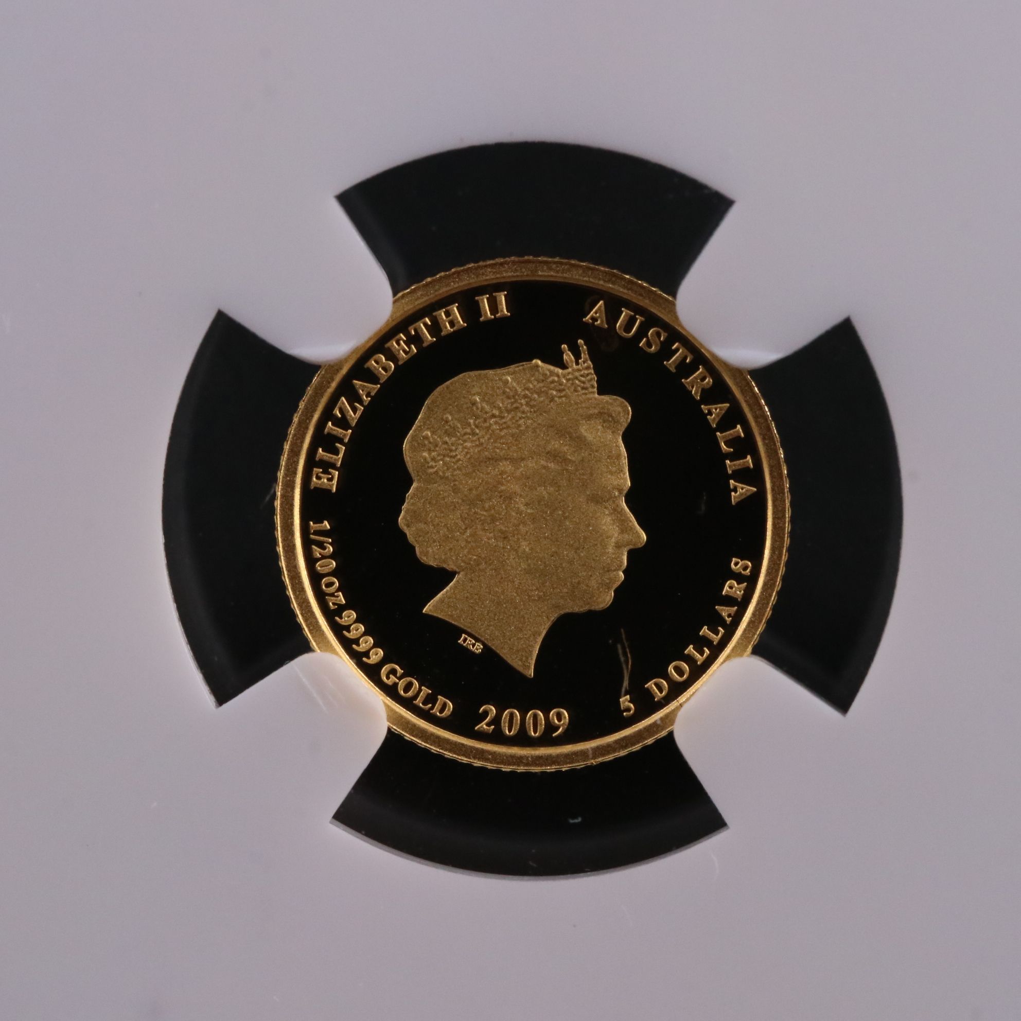 NGC Graded PF69 Ultra Cameo 2009P Australia $5 1995 Kookaburra Gold Coin