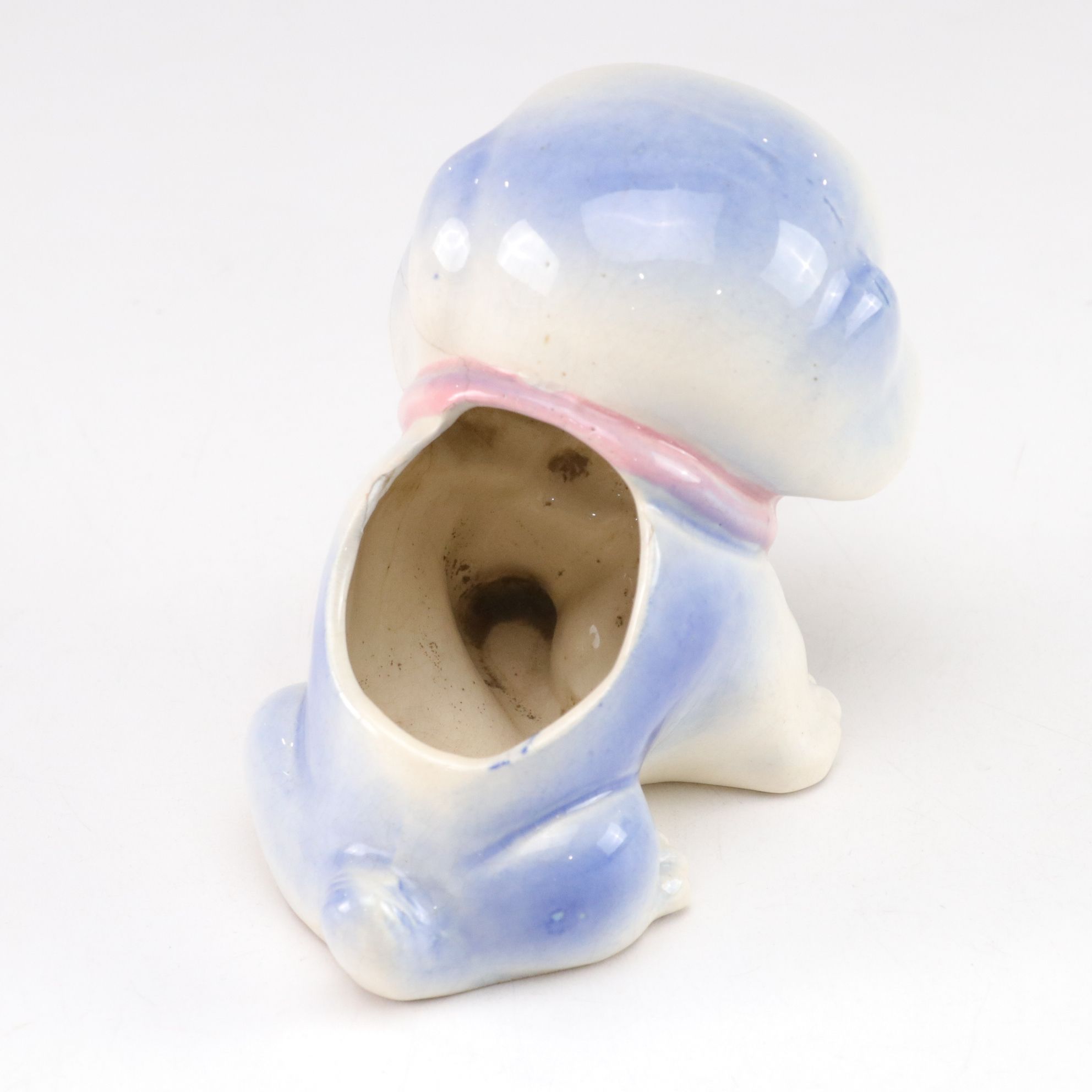 Three Ceramic Dog Figural Planters, Mid-20th Century