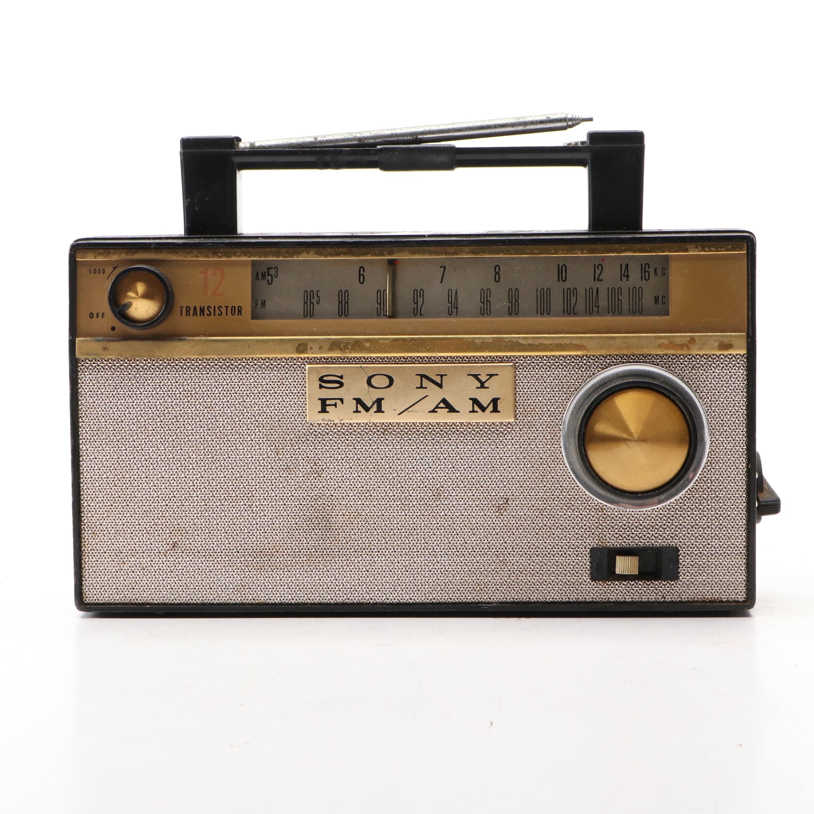 Sony Transistor Radio, Late 20th Century
