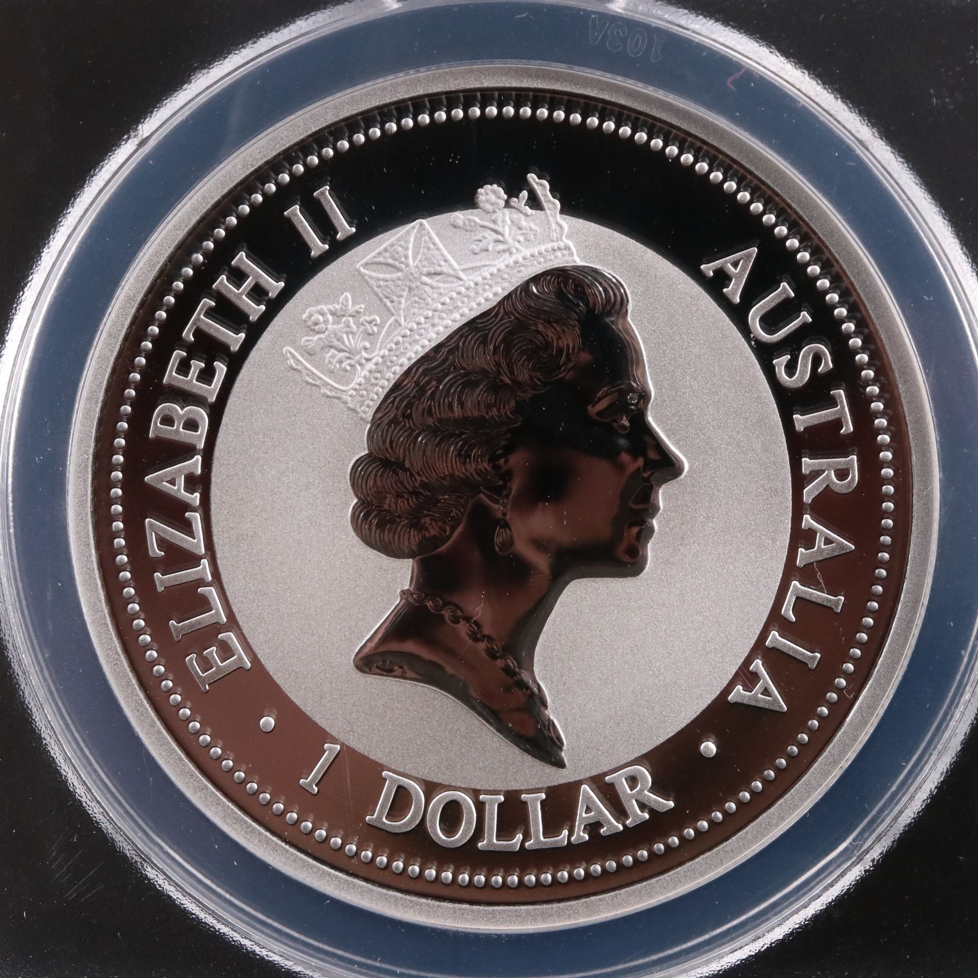 ANACS MS70 DCAM 1995 Australia $1 Kookaburra Silver Coin