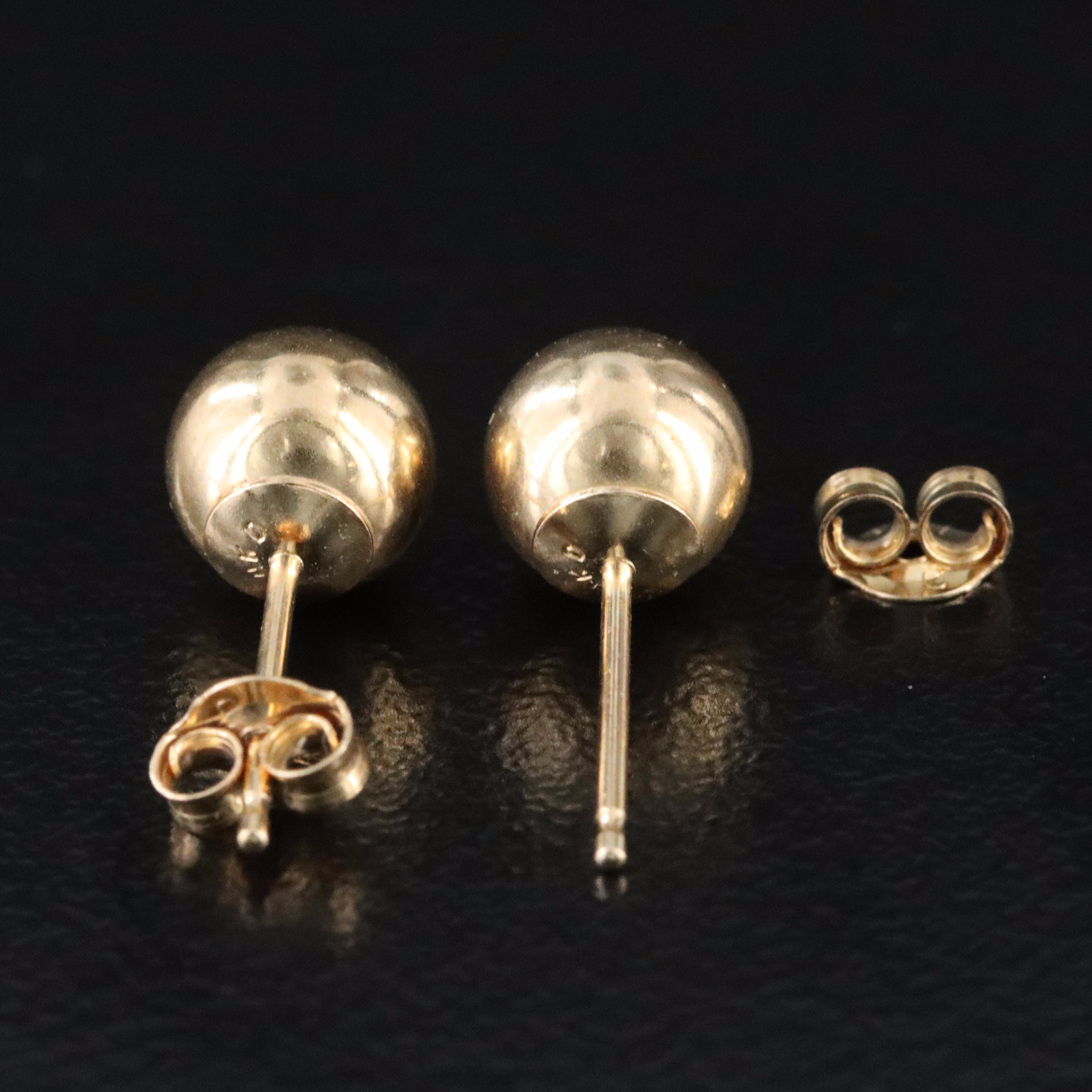 14K Stud Earrings