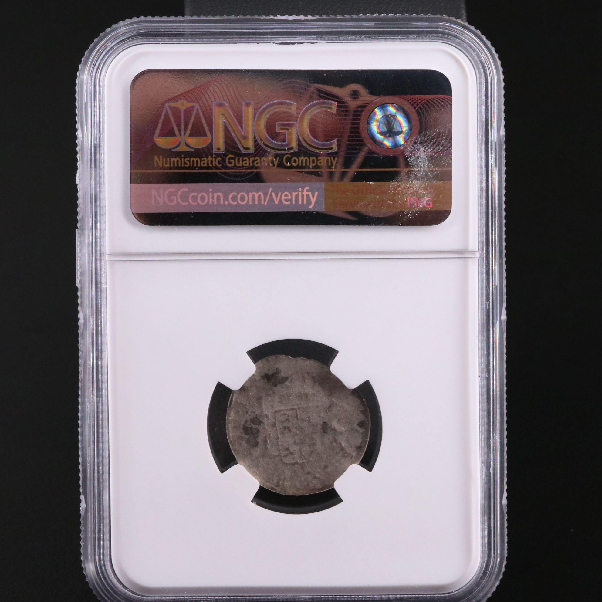 NGC Certified Genuine 1783-MO FF Mexico Real Silver Coin