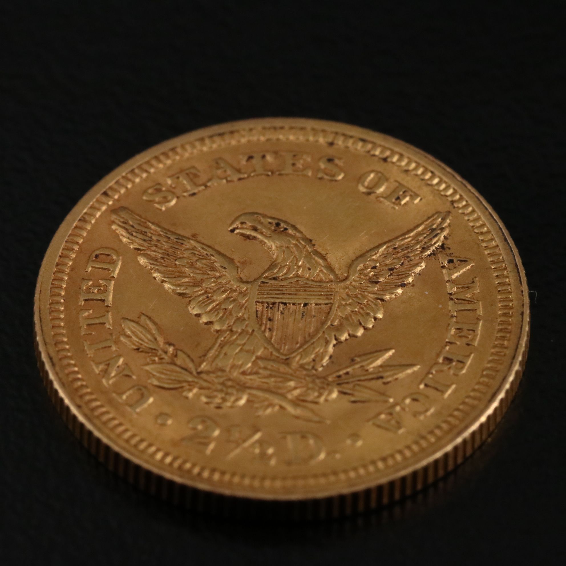 1854 Liberty Head $2 1/2 Quarter Eagle Gold Coin