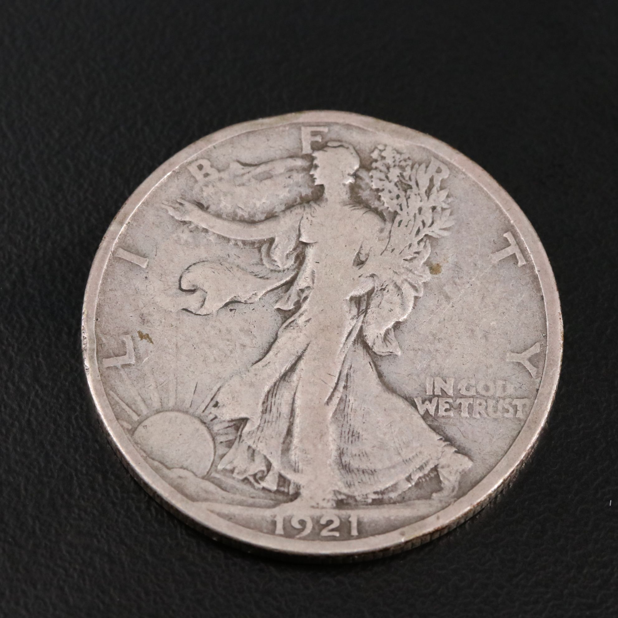 Key Date 1921 Walking Liberty Silver Half Dollar