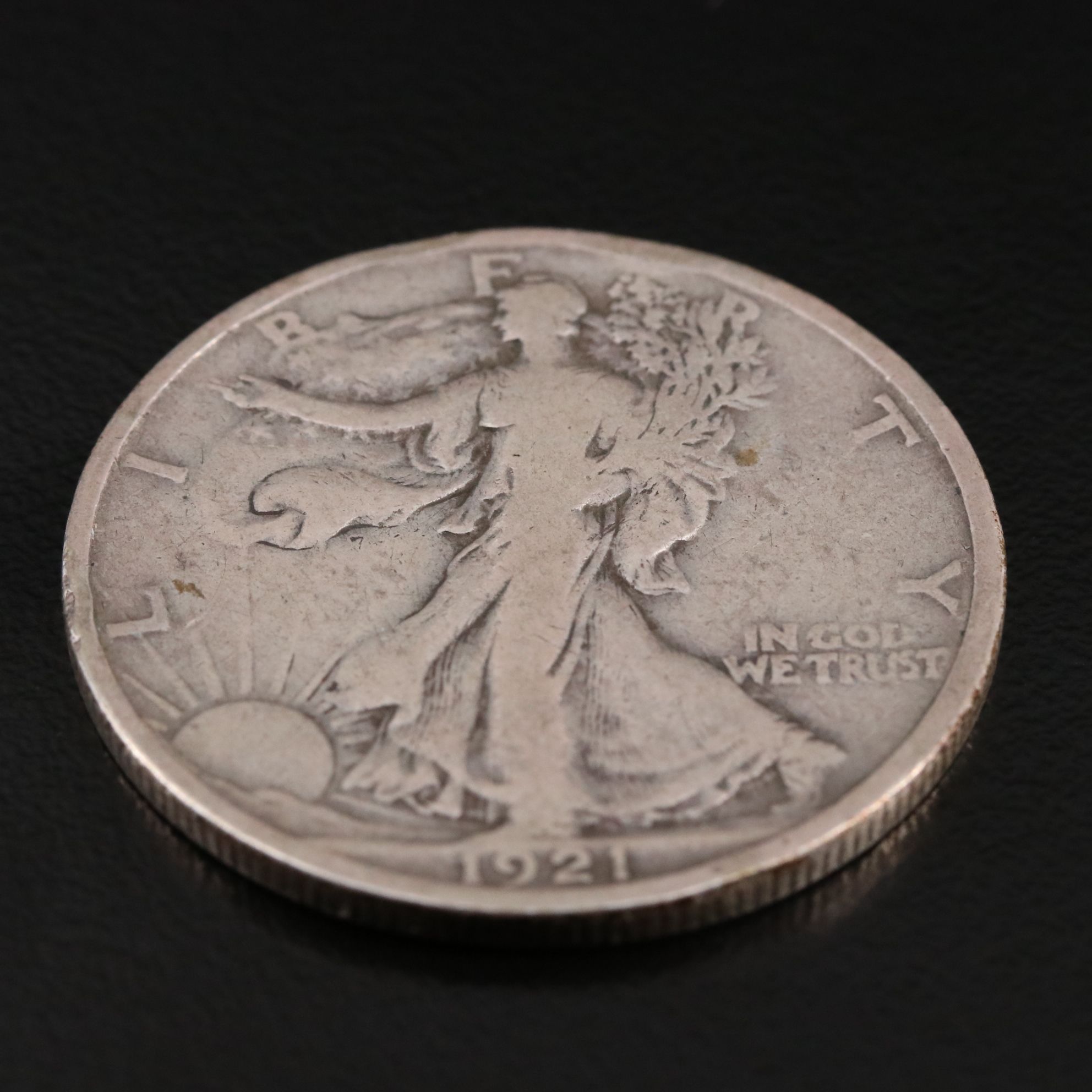 Key Date 1921 Walking Liberty Silver Half Dollar