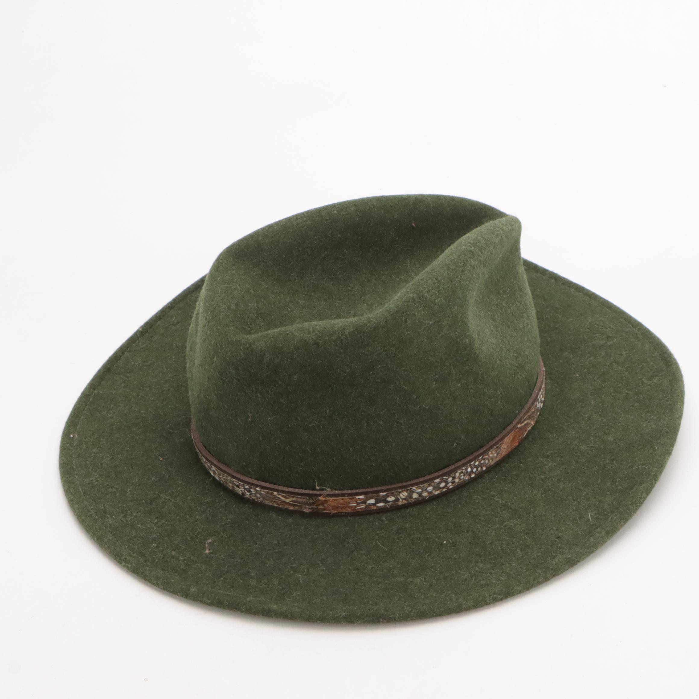 Stetson Expedition Hat in Crushable Water Repellent Wool Felt