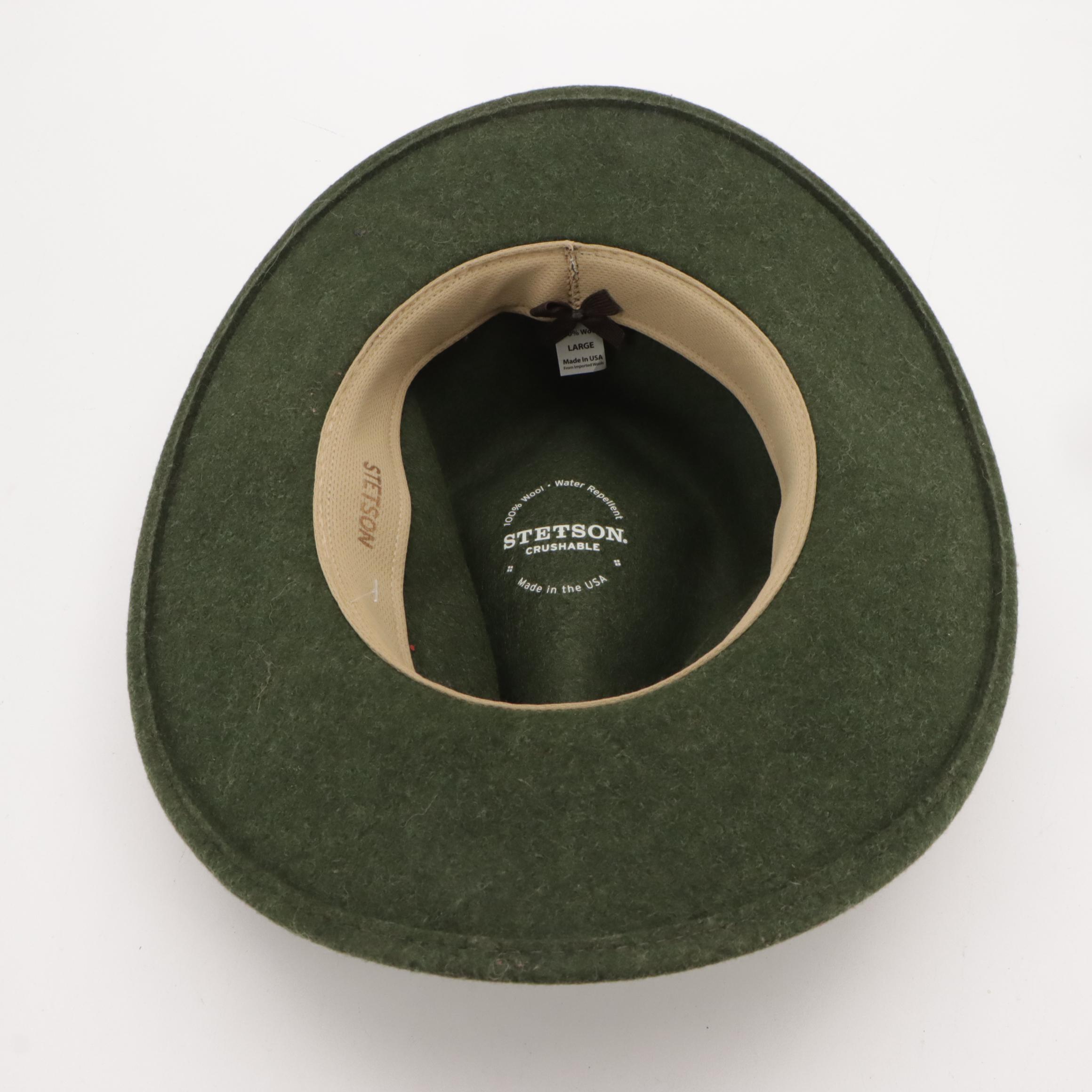 Stetson Expedition Hat in Crushable Water Repellent Wool Felt