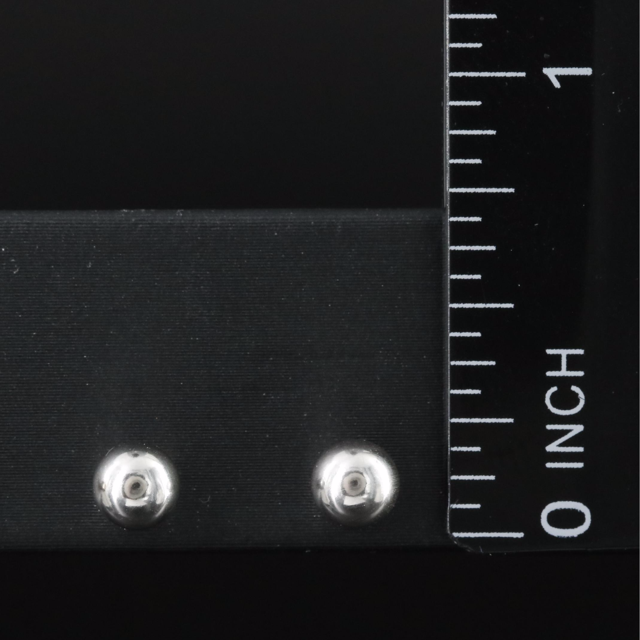 14K Bead Stud Earrings