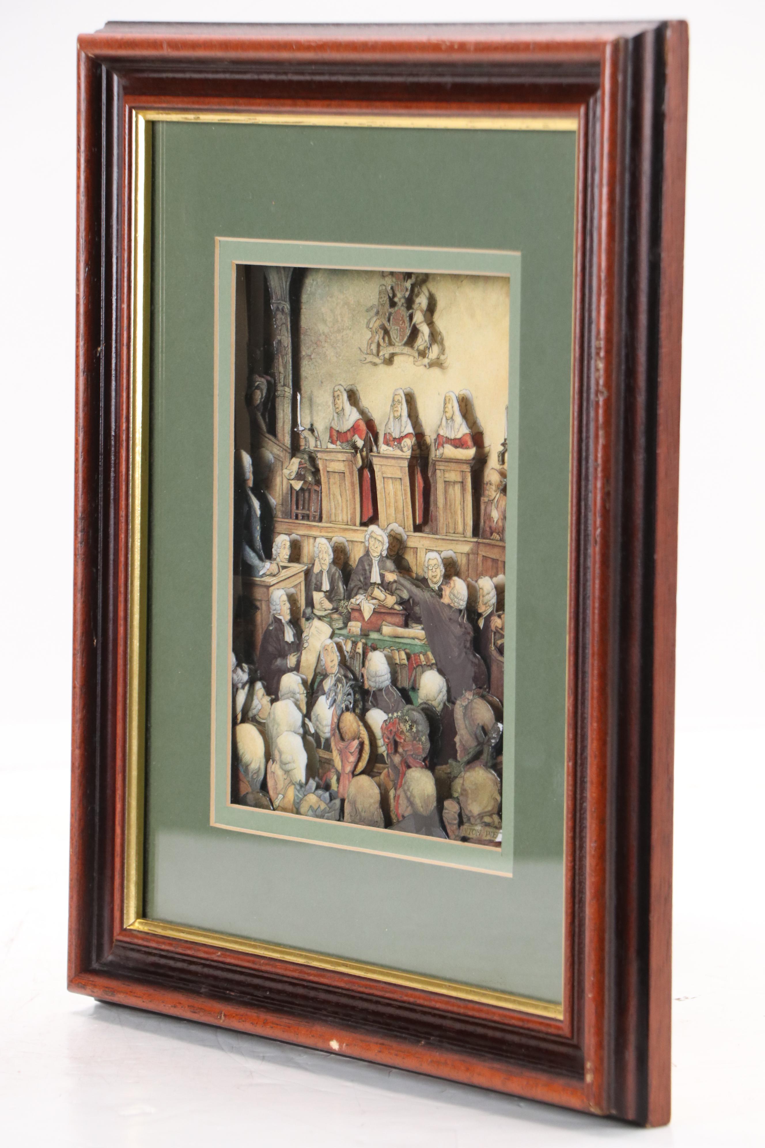 After Anton Pieck Dimensional Offset Lithograph, Late 20th Century