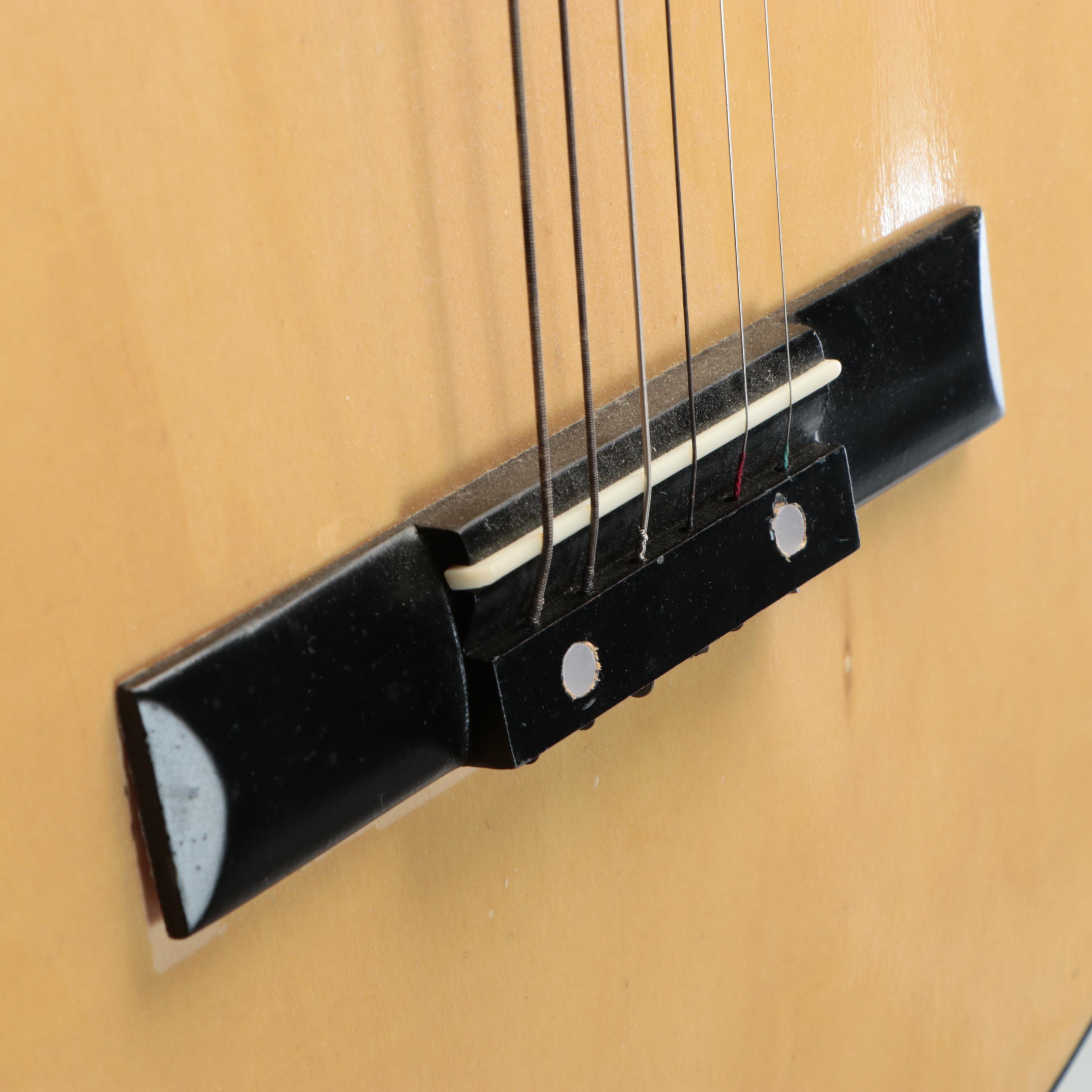 The Santa Rosa Folk Guitar Company Acoustic Guitar