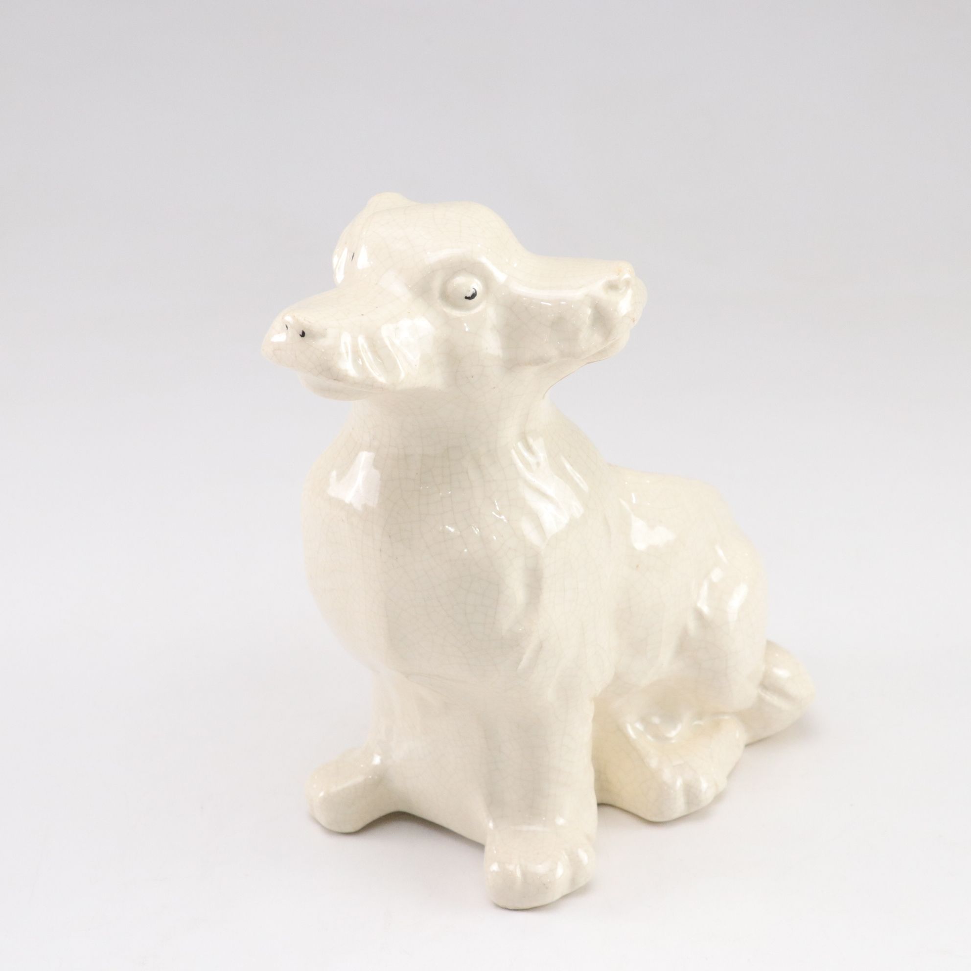 Weller Three-Headed Dog and Black Sheep Ceramic Planters,  Mid-20th Century